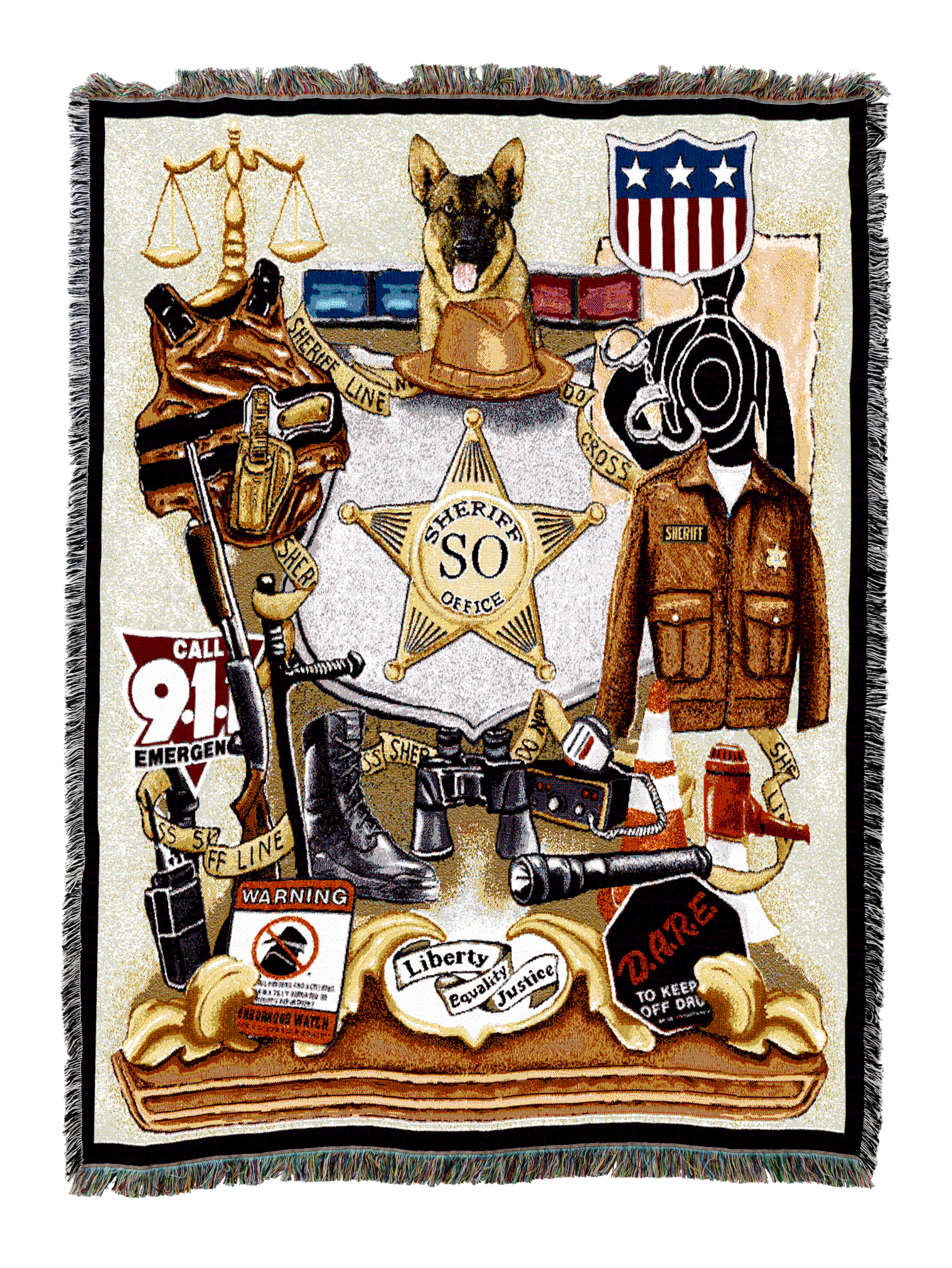 Sheriff Profession Blanket