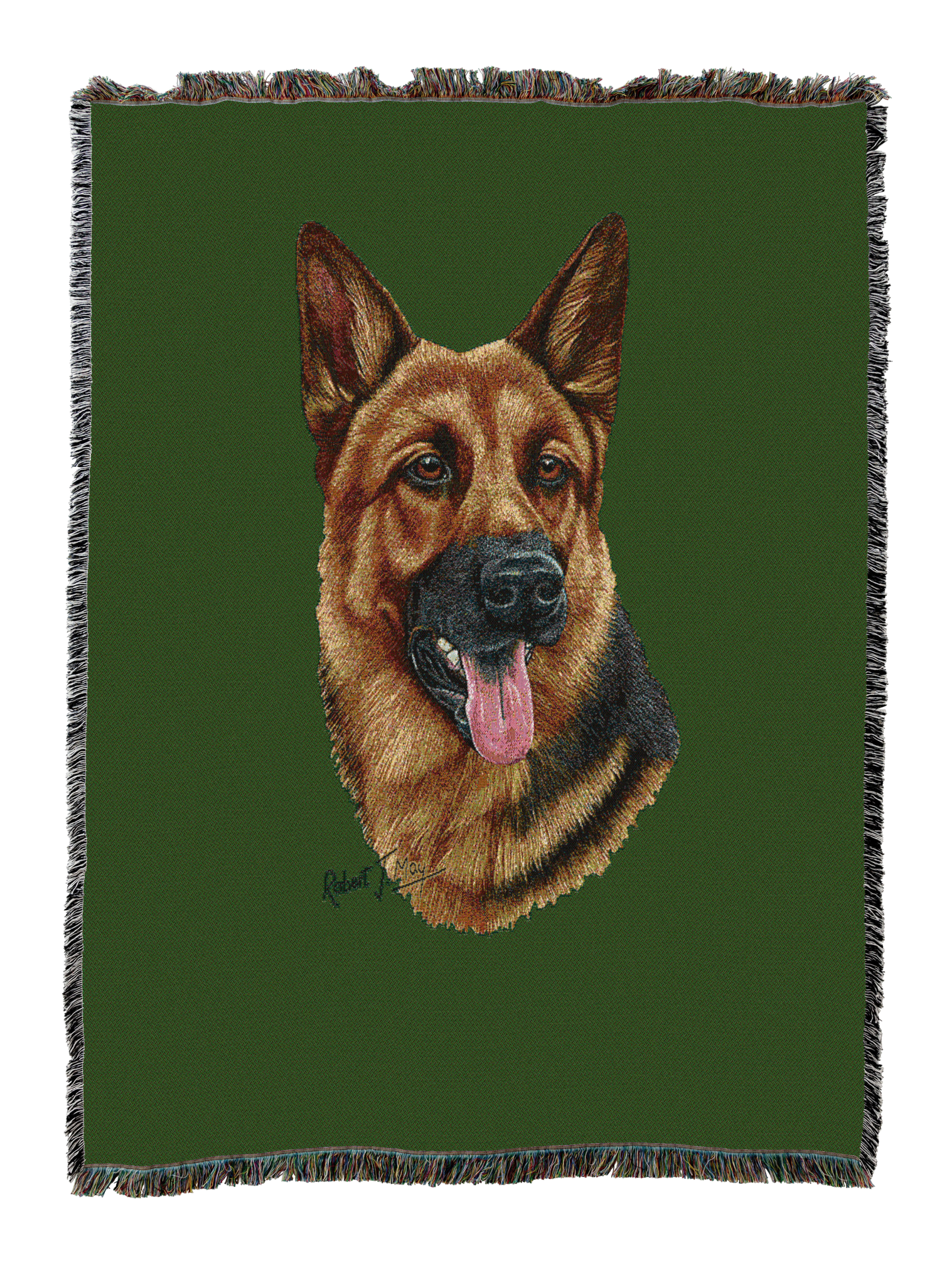 German Shepherd 2 Blanket