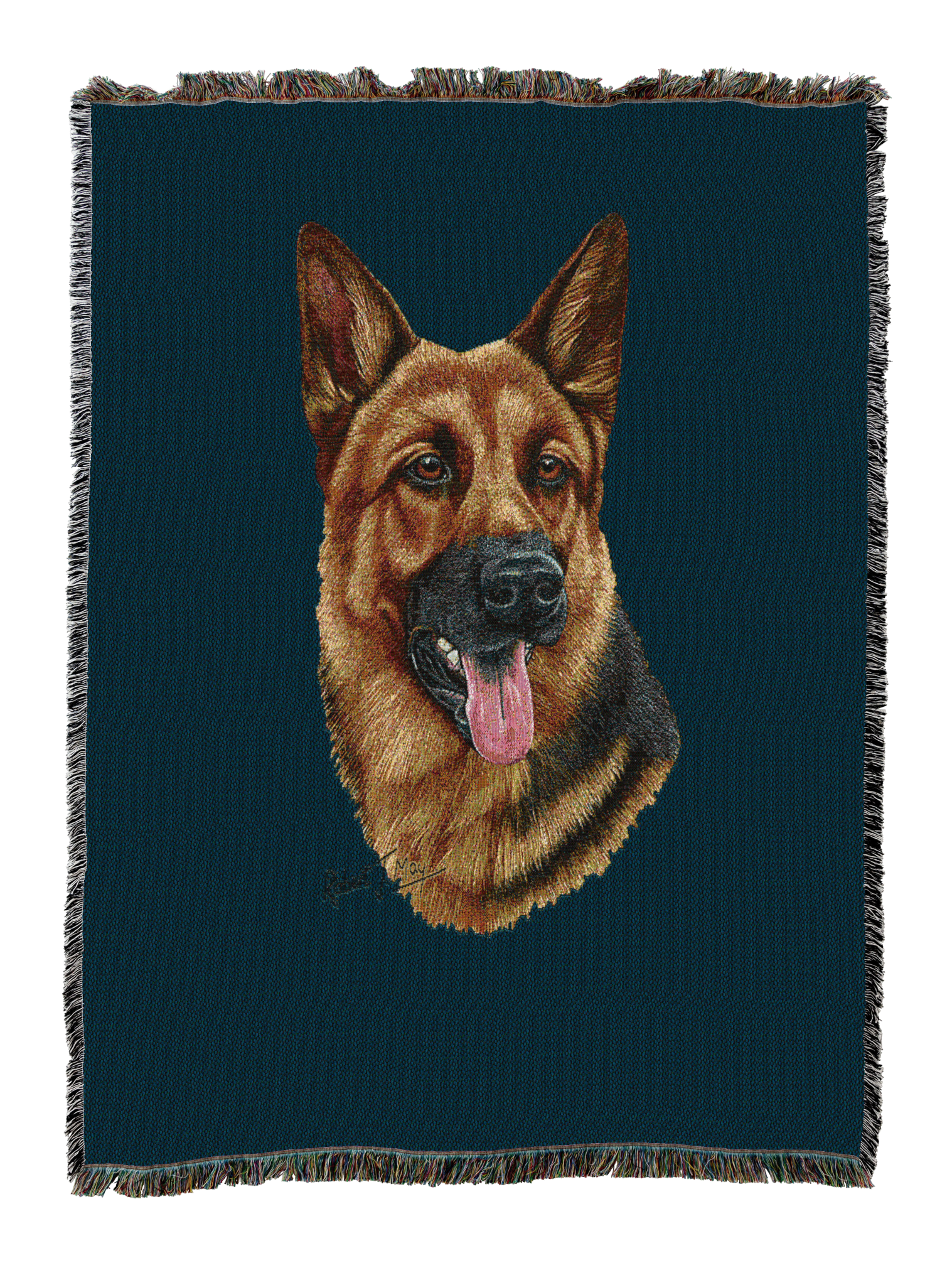 German Shepherd 2 Blanket