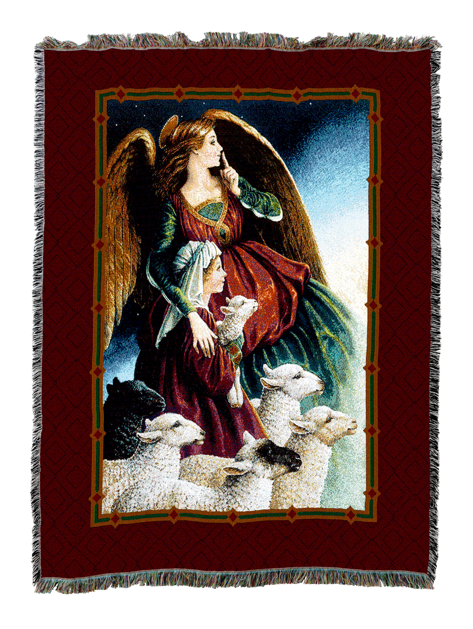 Shepherd Boy And Angel Blanket