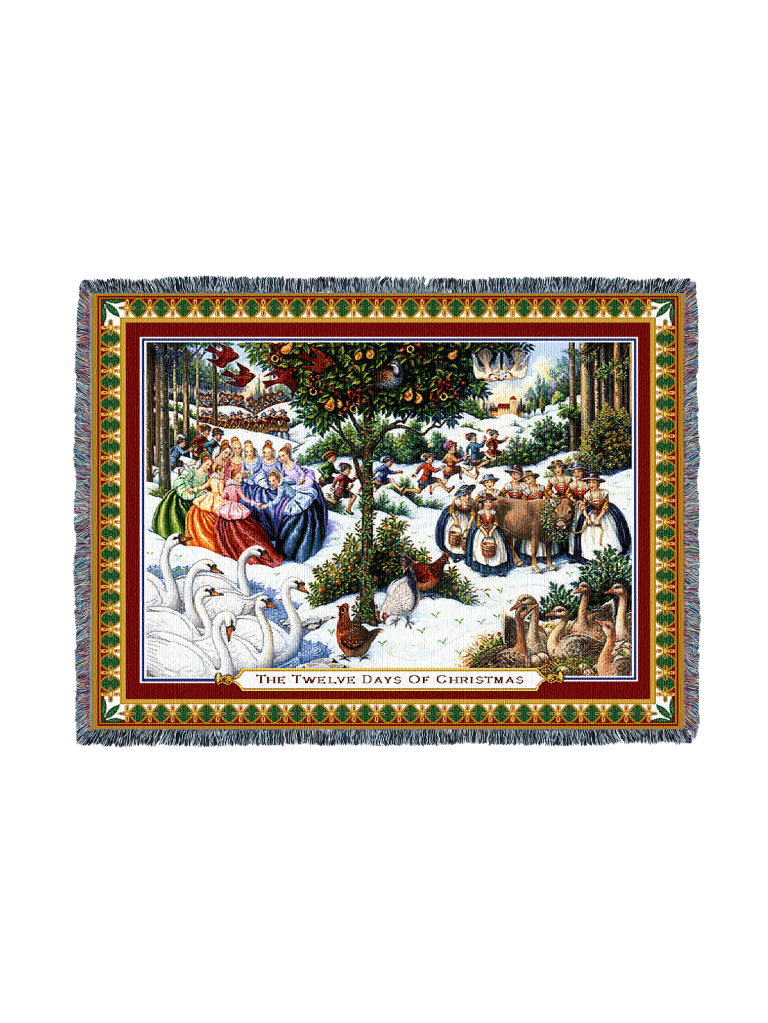 Twelve Days Of Christmas Blanket