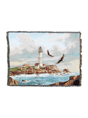 Boston Lighthouse Blanket