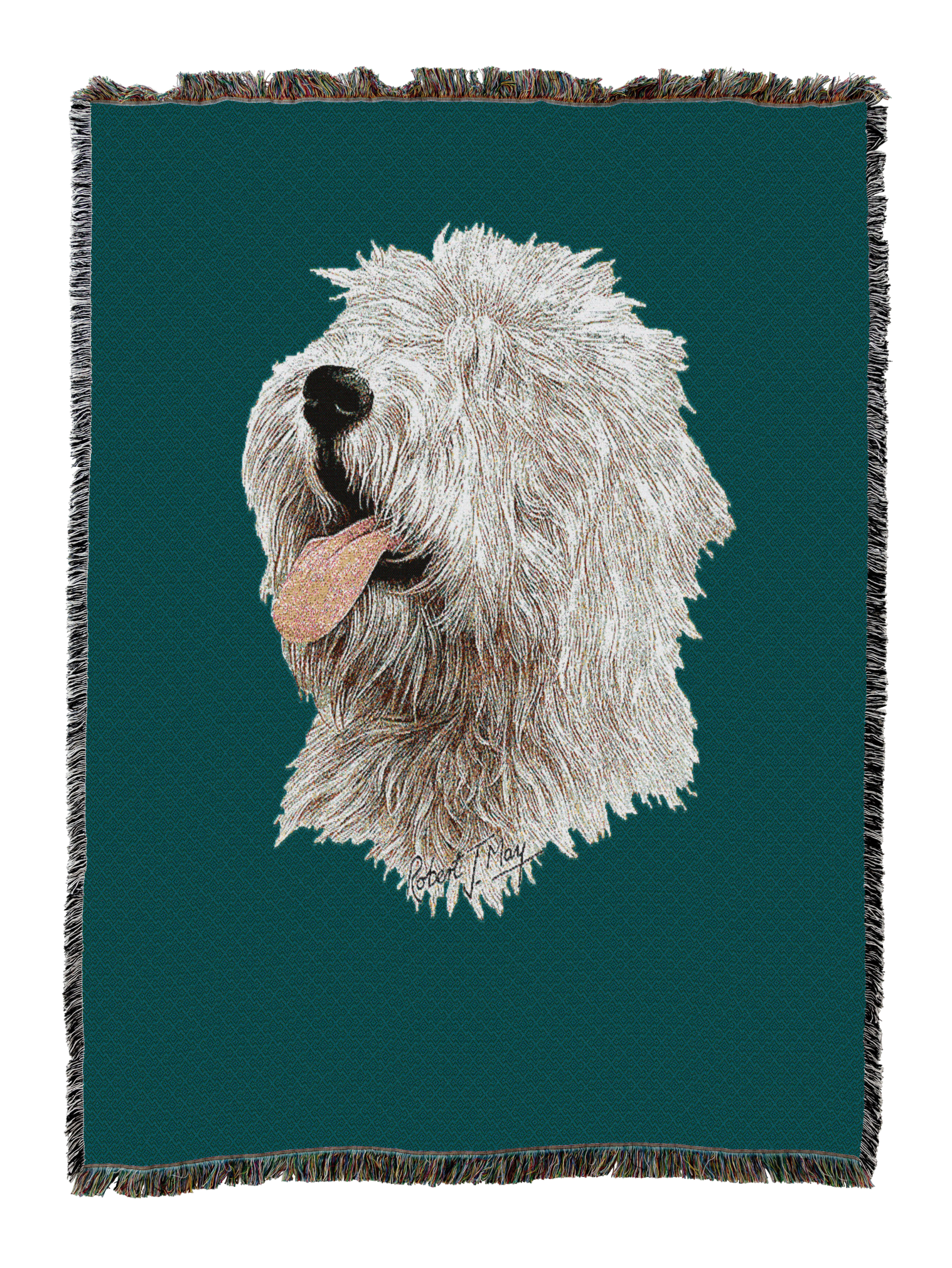 Old English Sheepdog 2 Blanket