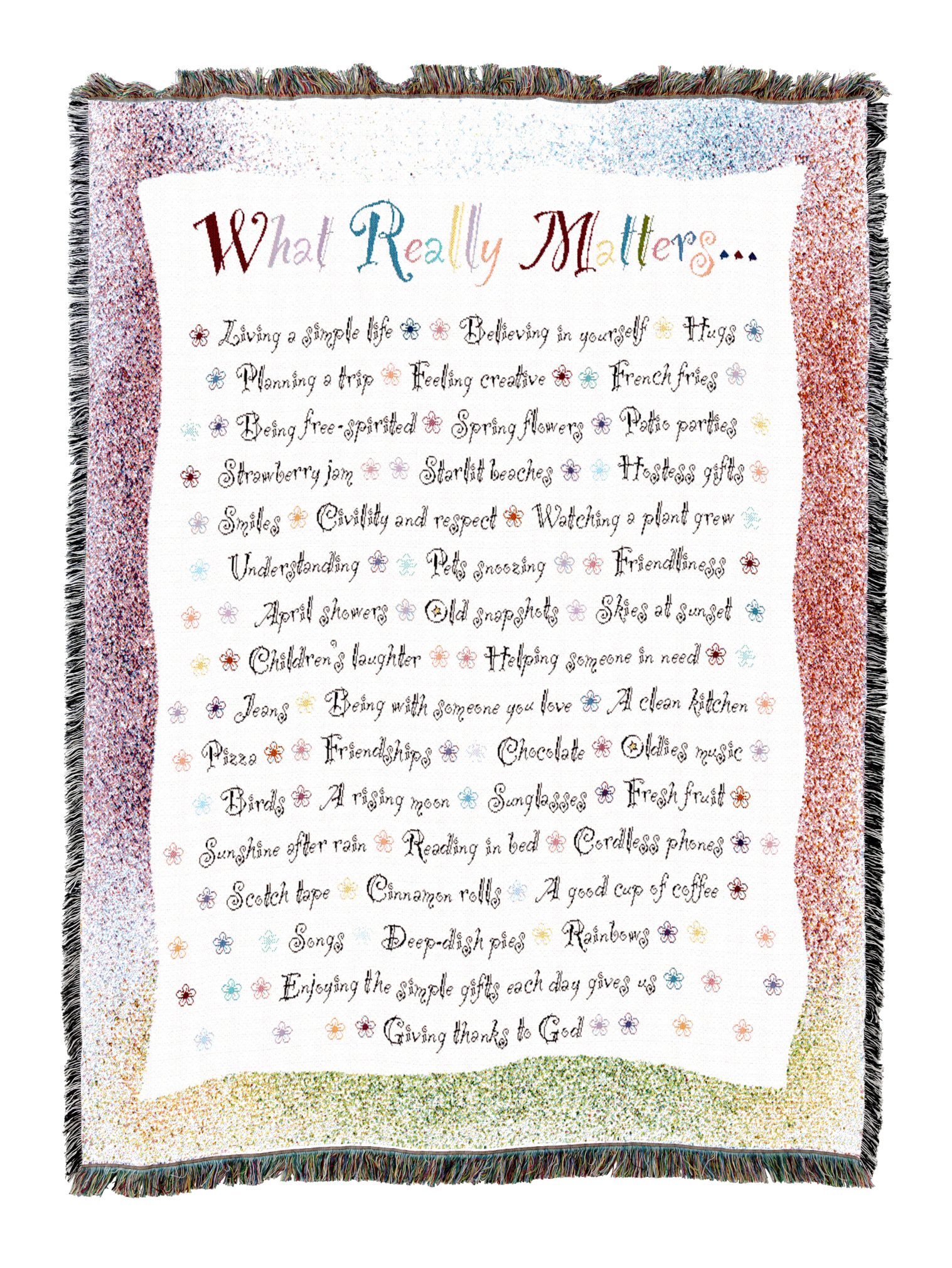 What Really Matters Blanket