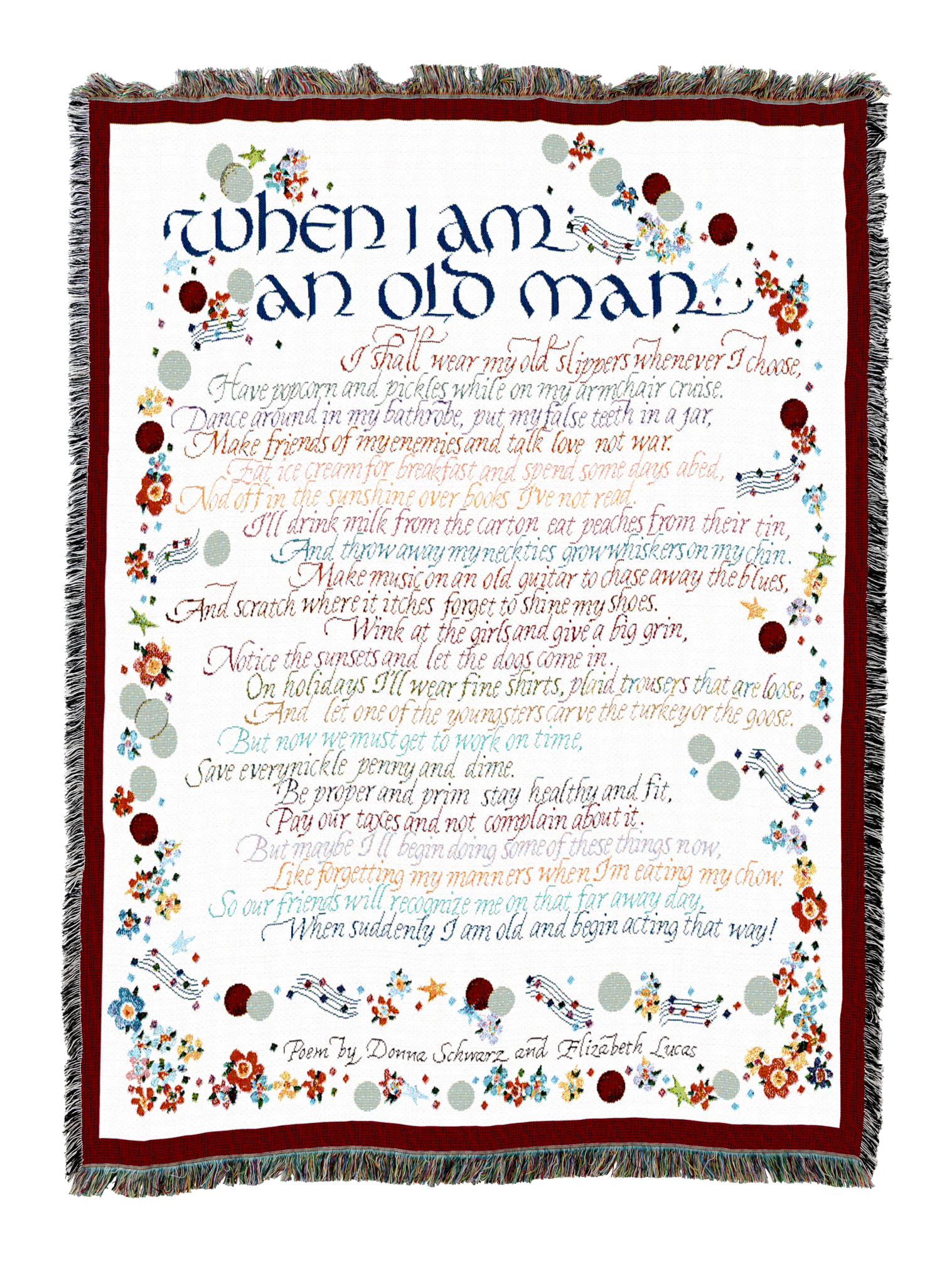 When I Am An Old Man Blanket