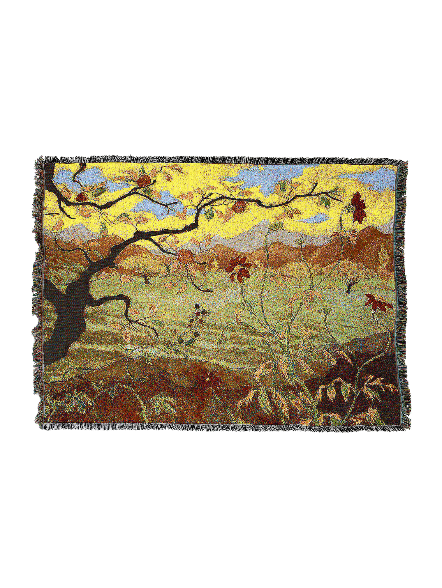 Apple Tree With Red Fruit Blanket