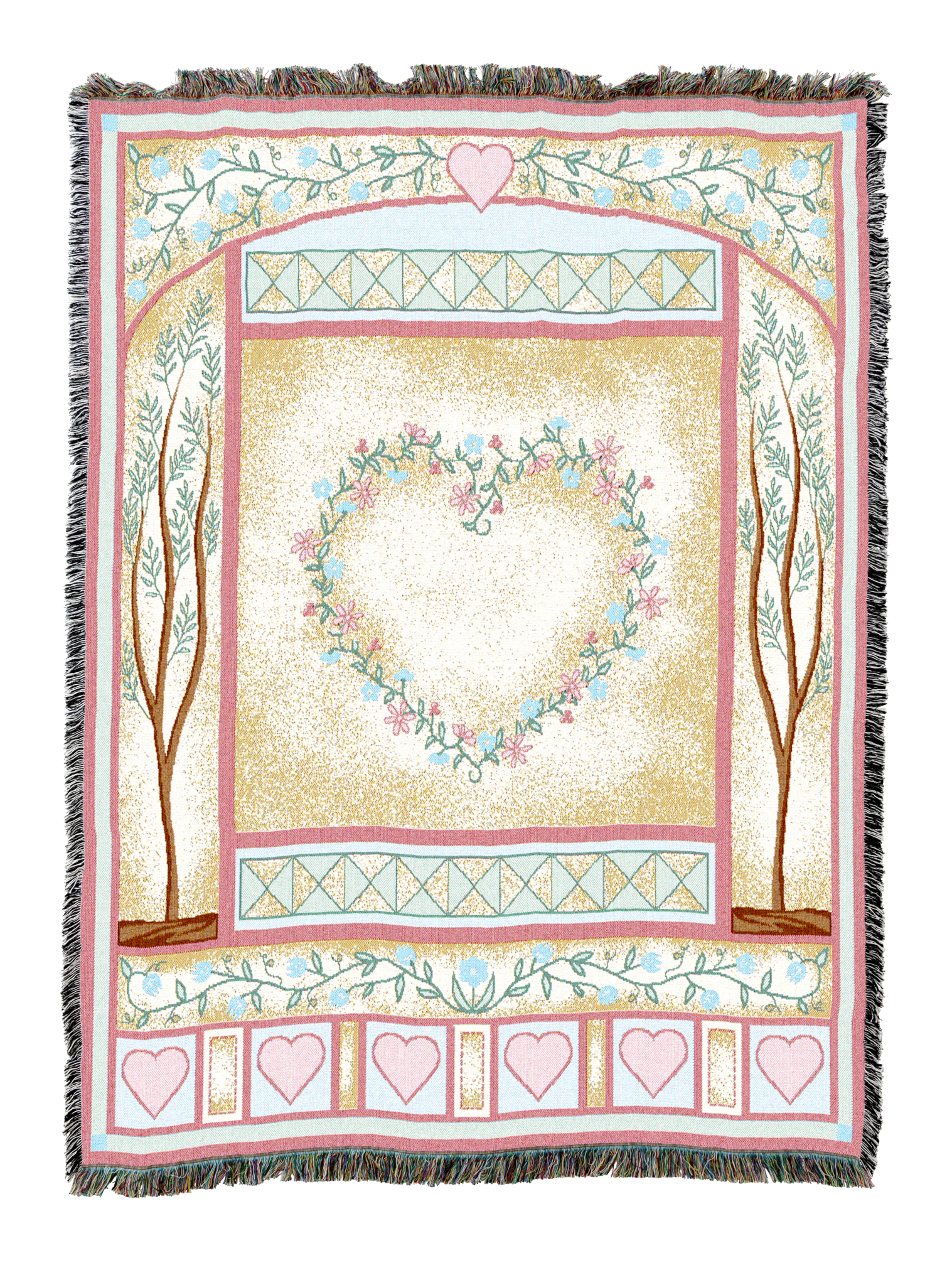 Love Quilt Pastel Blanket