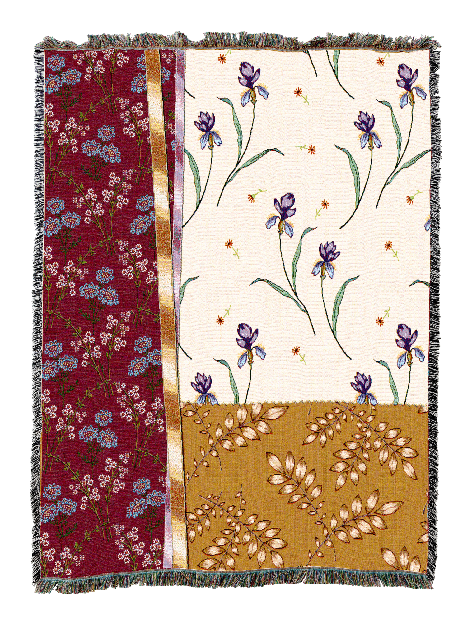 Botanical Swatches Cafe Blanket