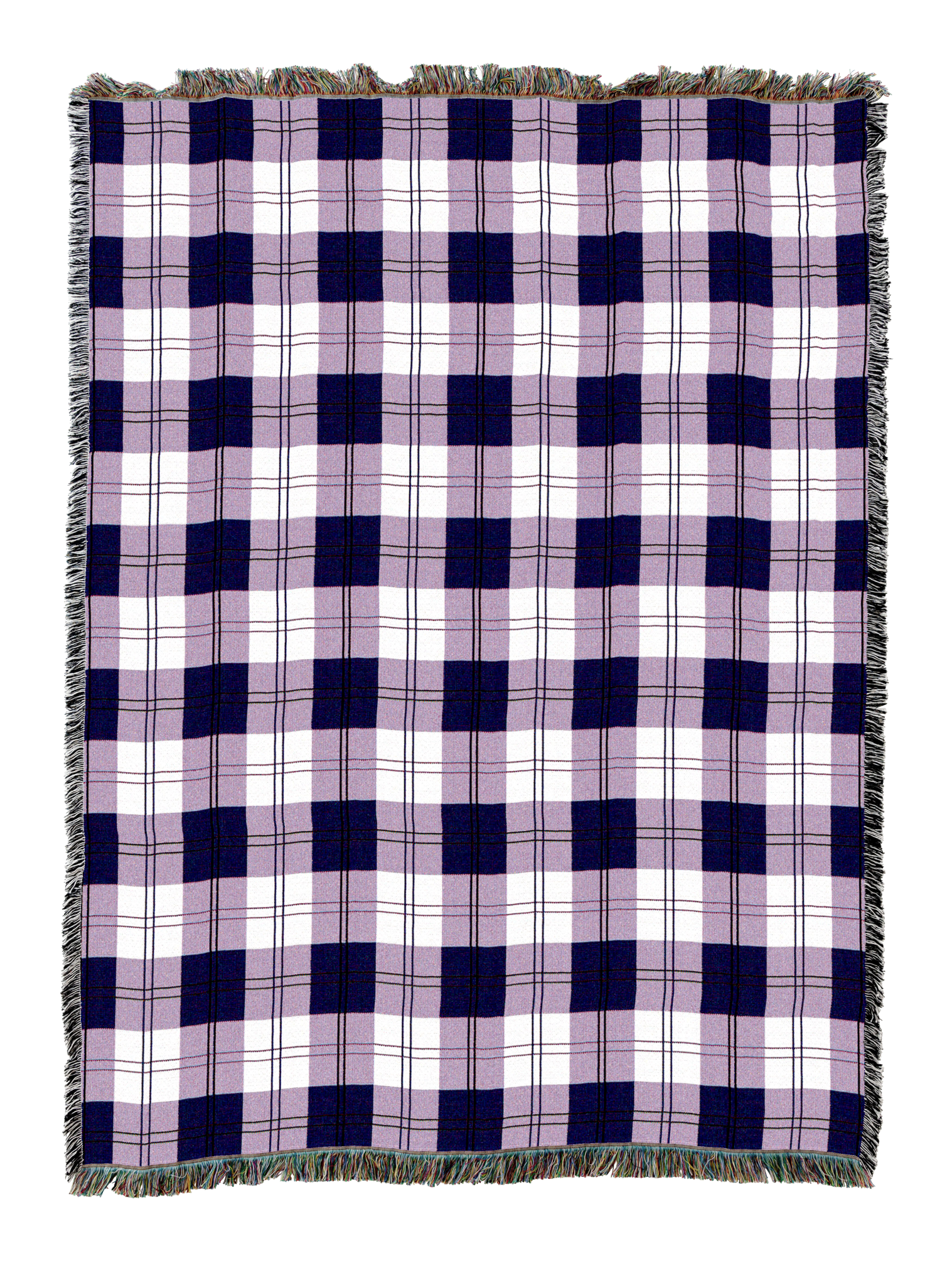 Boysenberry Plaid Blanket