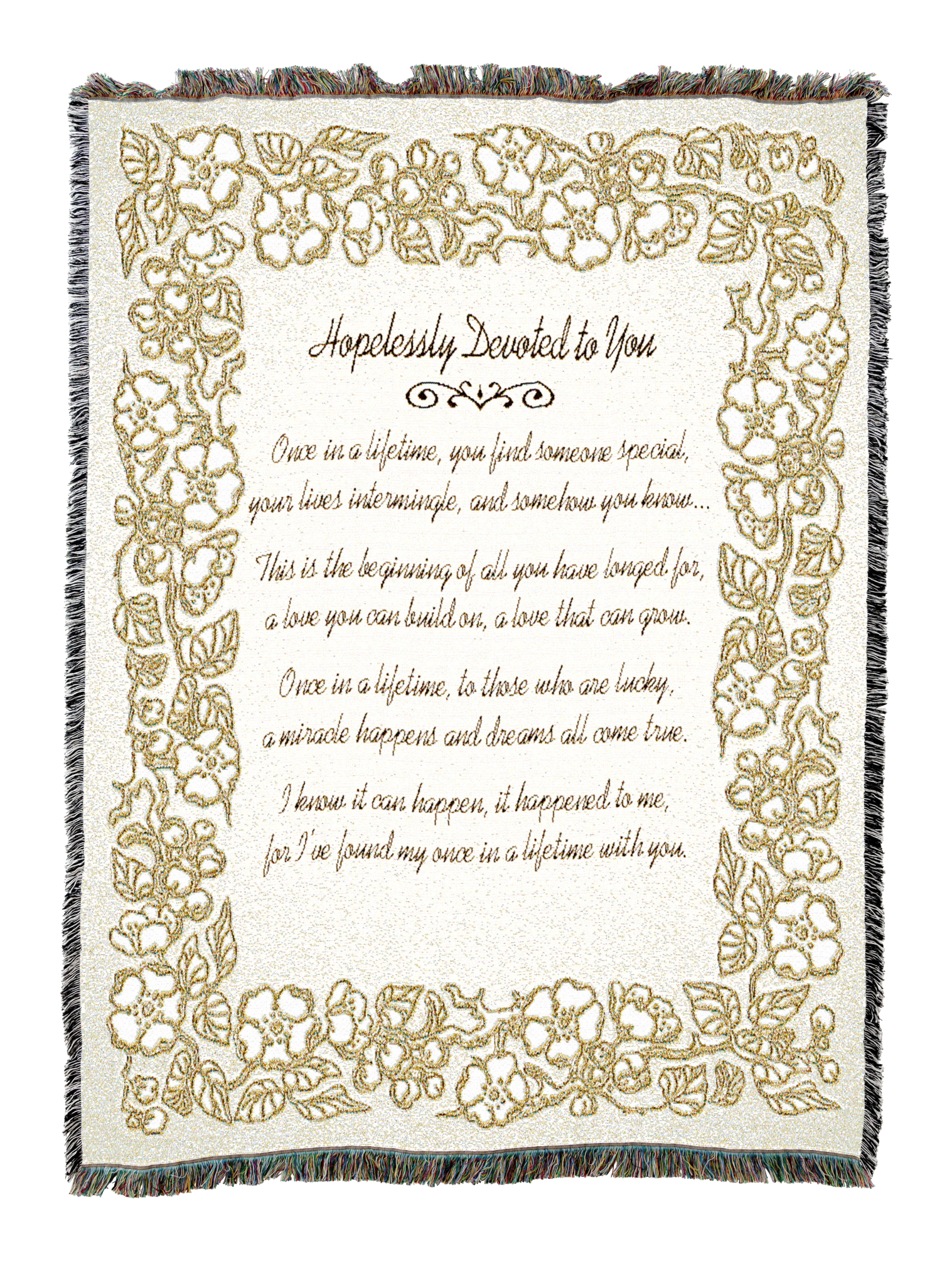 Wedding Gold Blanket