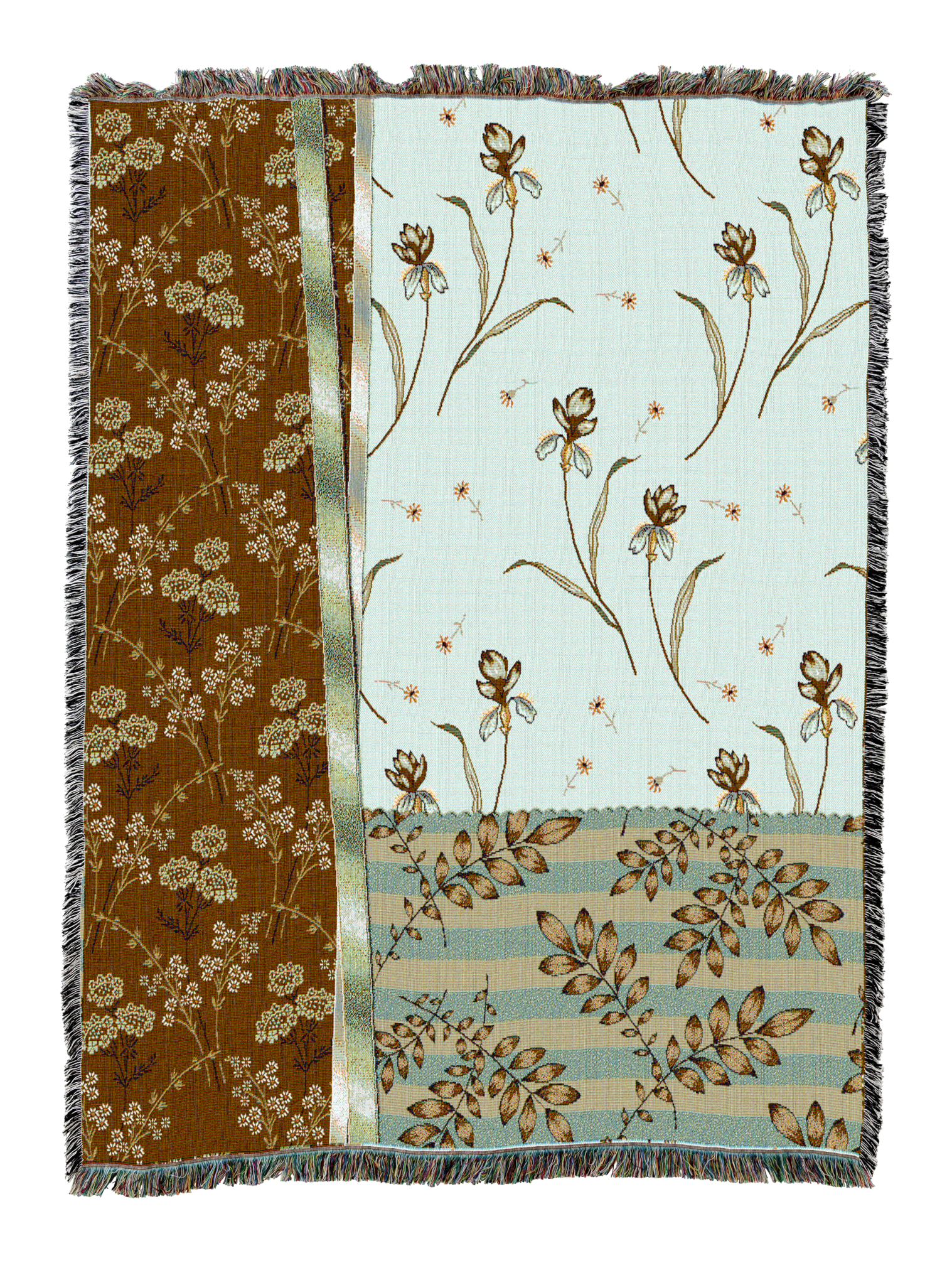 Botanical Swatches Jade Blanket