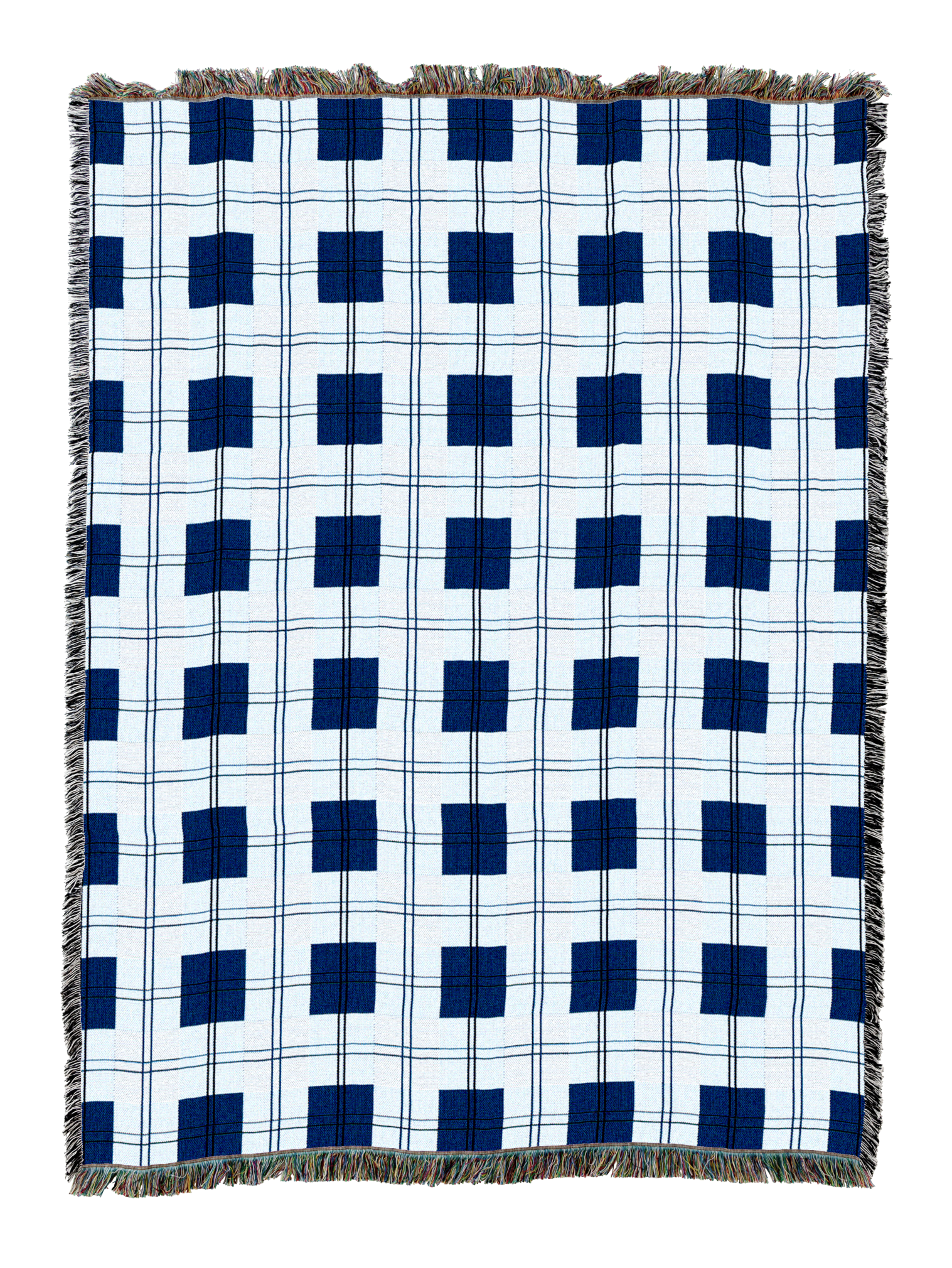 Blueberry Plaid Blanket
