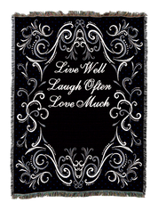 Life Scroll Toffee Blanket