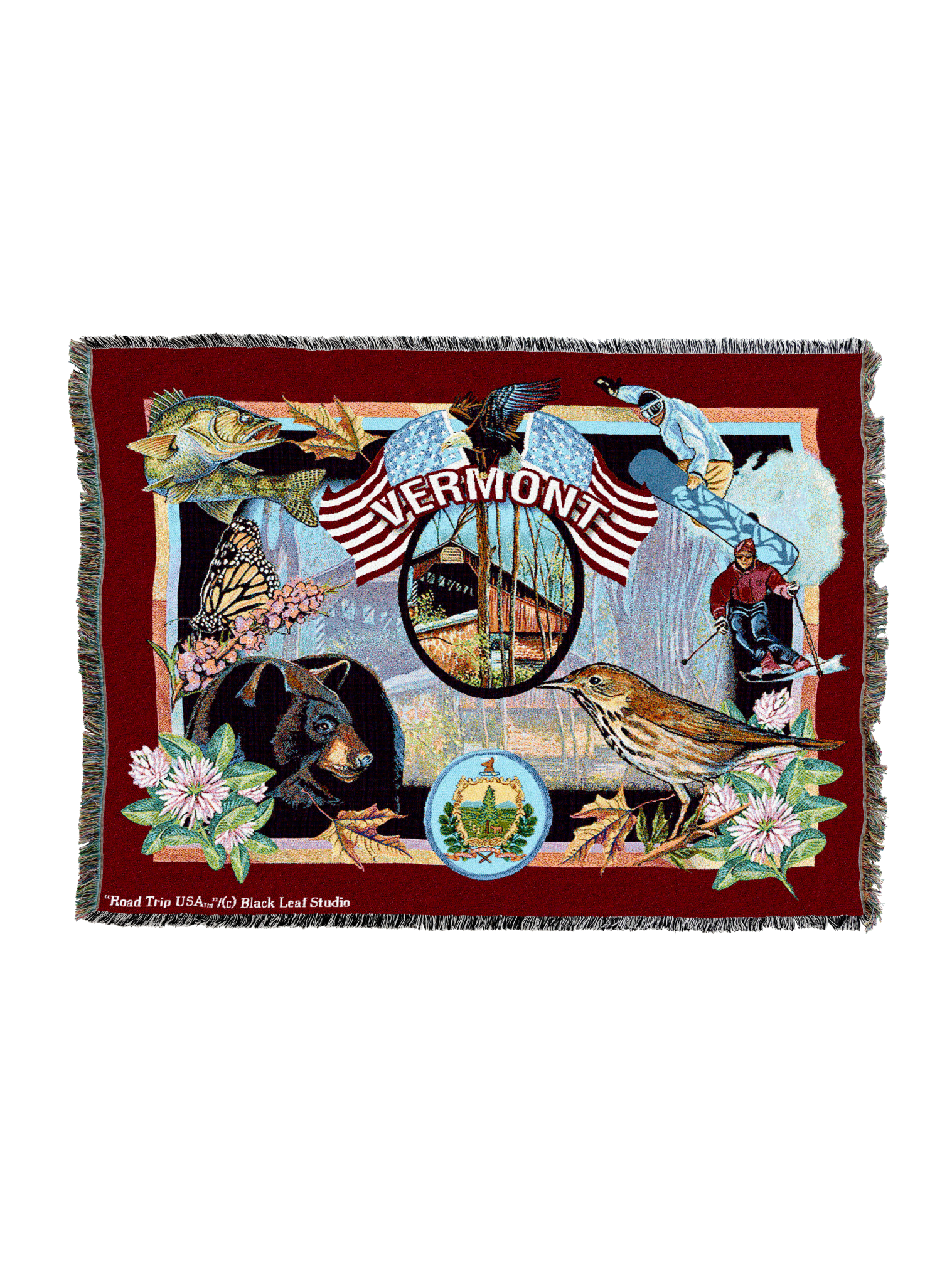 State Of Vermont Blanket