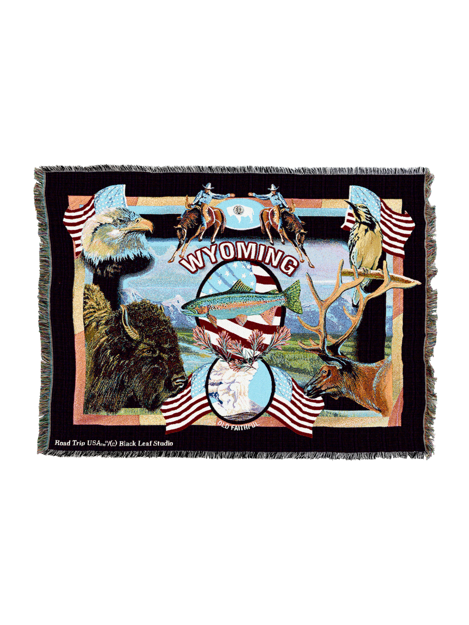 State Of Wyoming Blanket