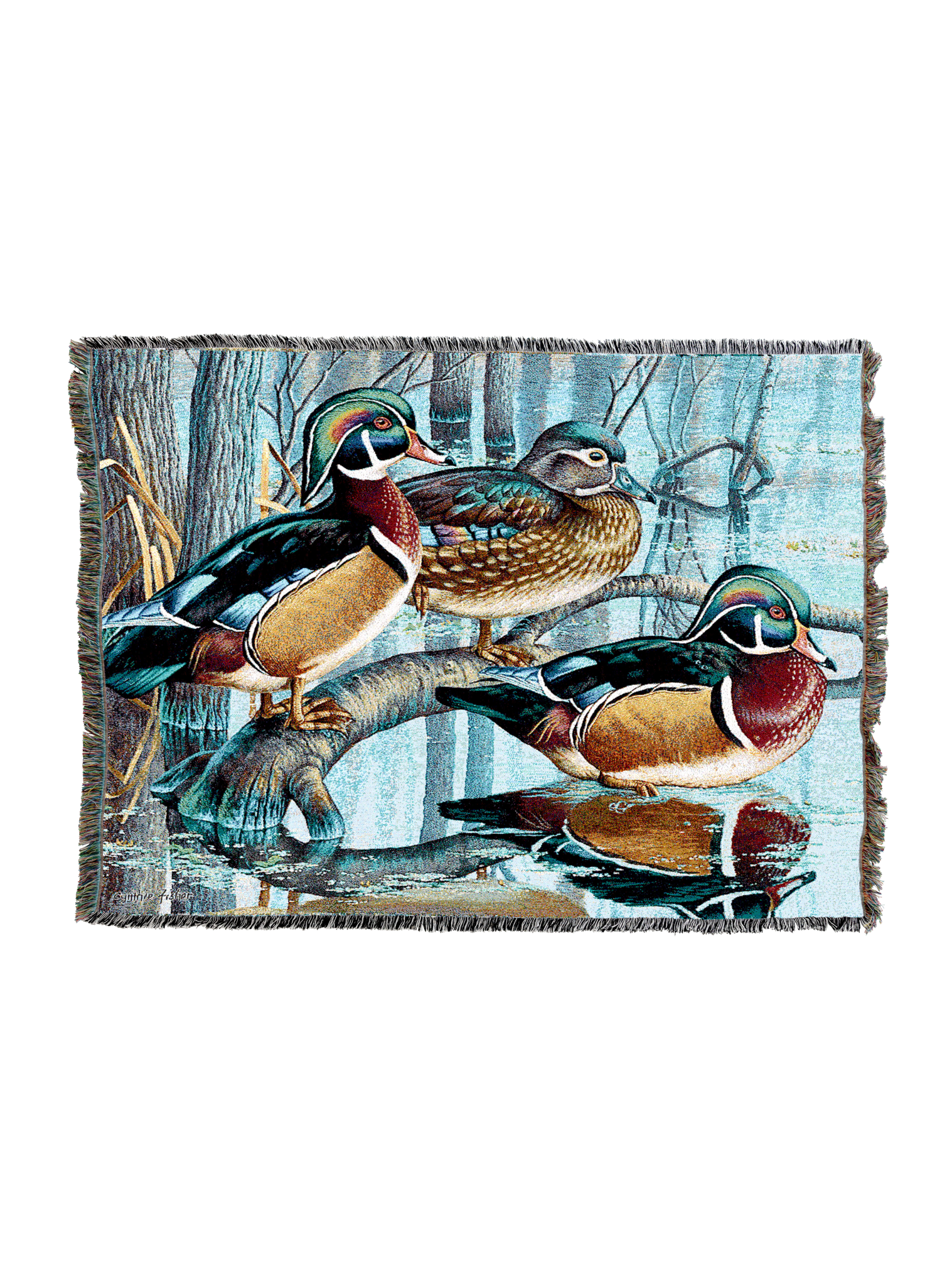 Backwater Woodies Wood Duck Blanket
