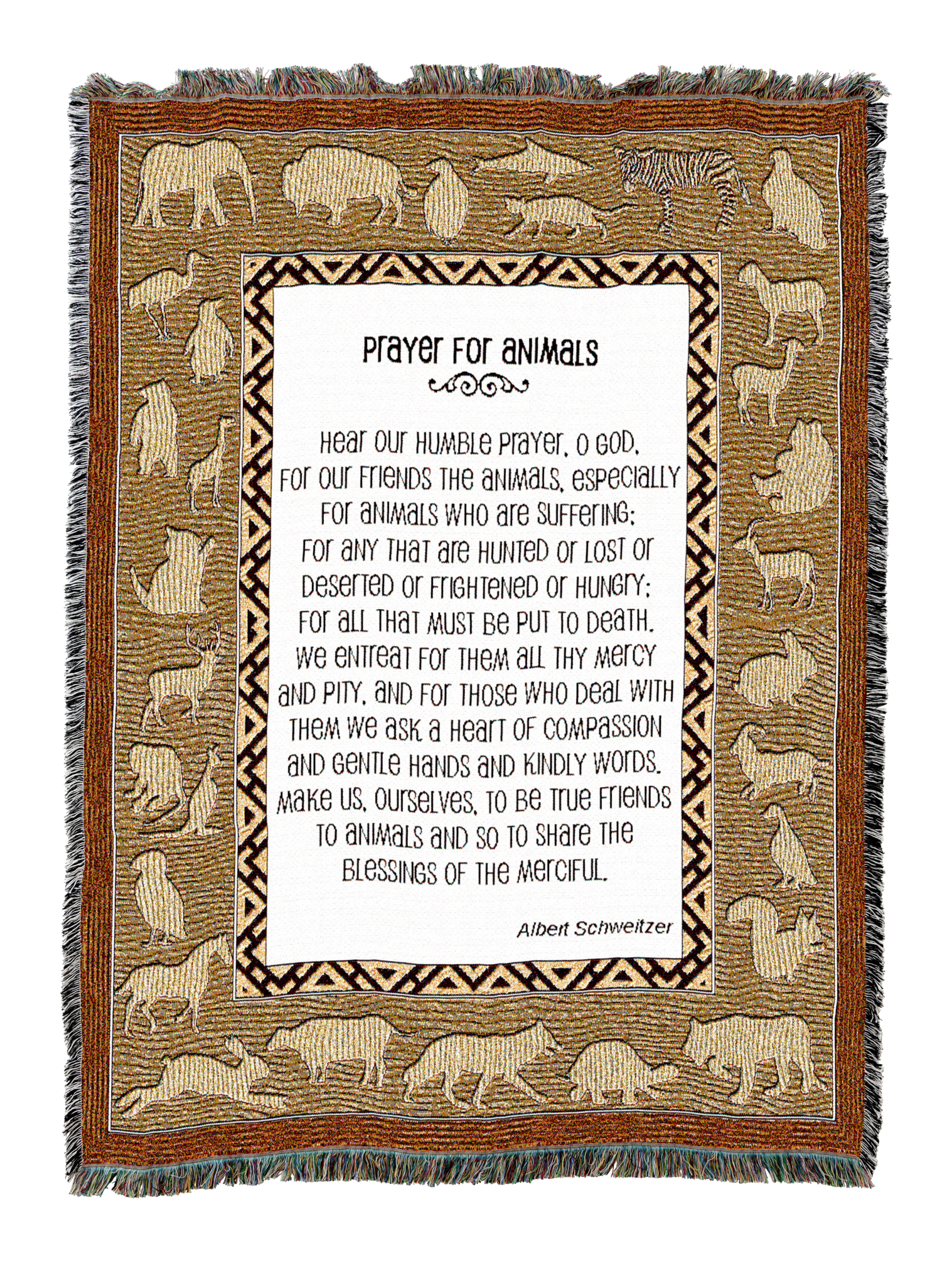 Prayer For Animals Blanket