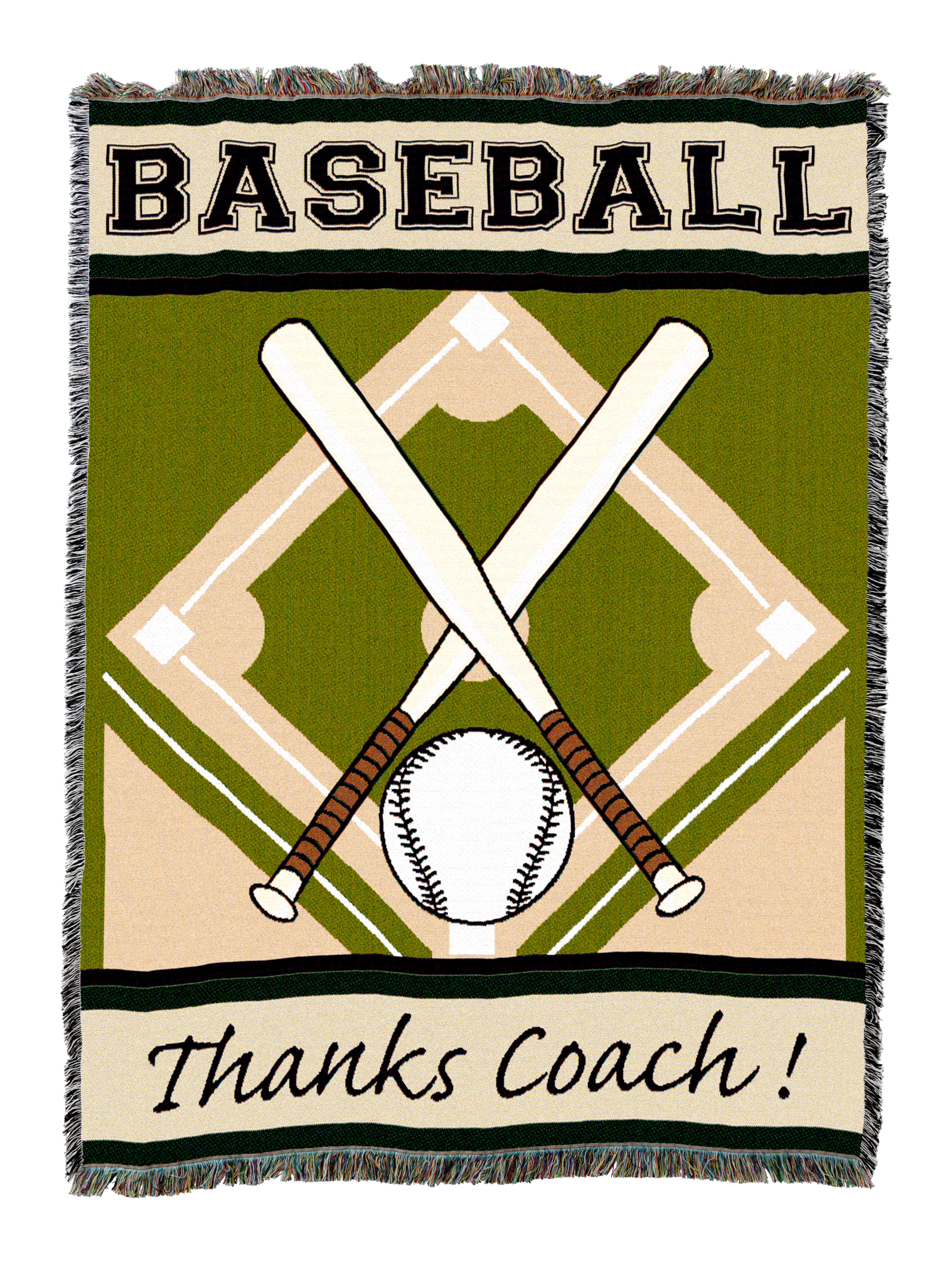 Thanks Coach Baseball Blanket