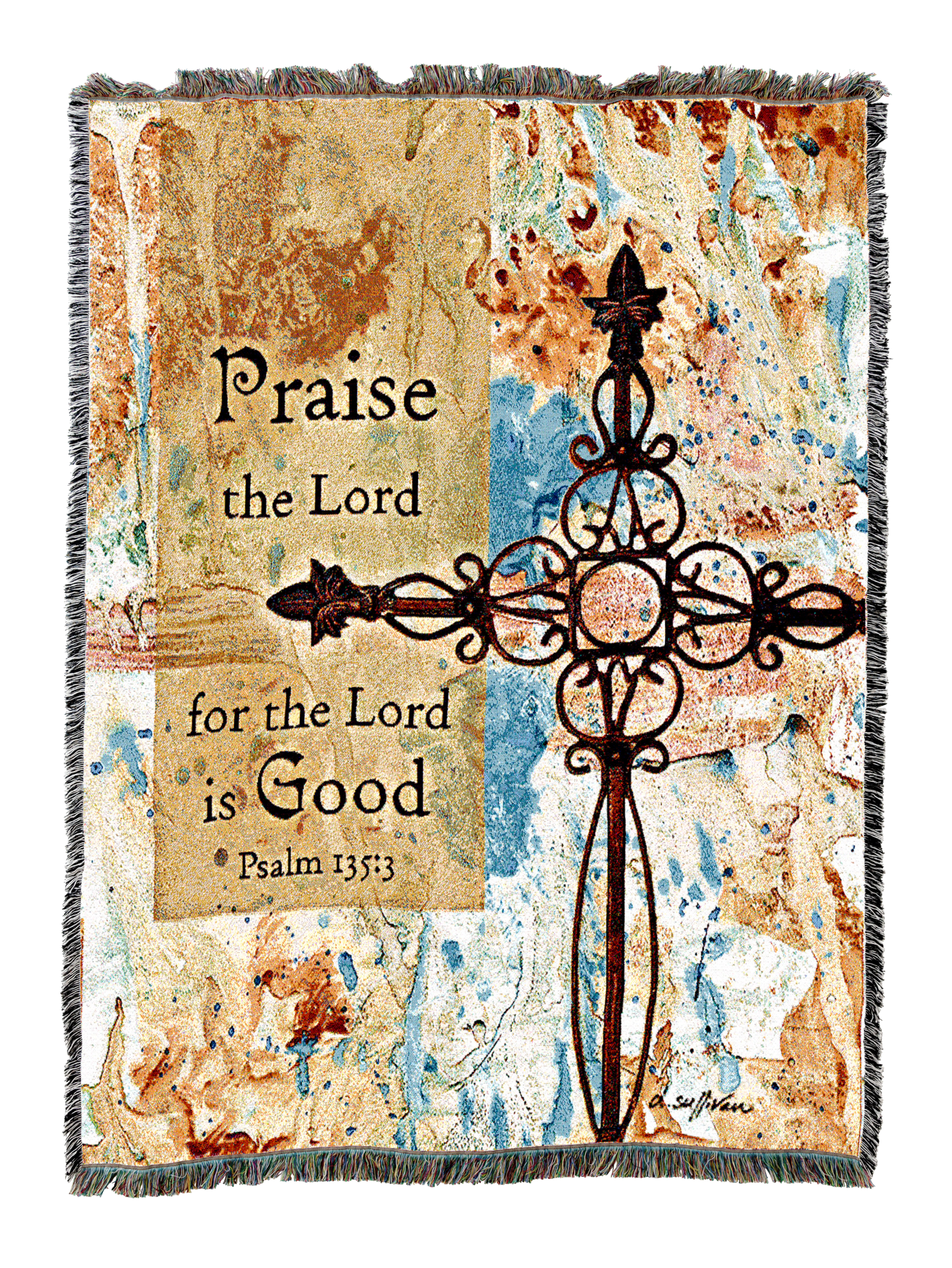 Praise Crosses Blanket