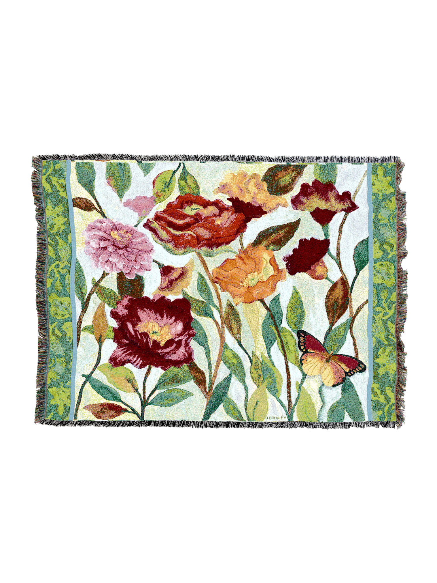 Poppy Garden Tapestry Blanket