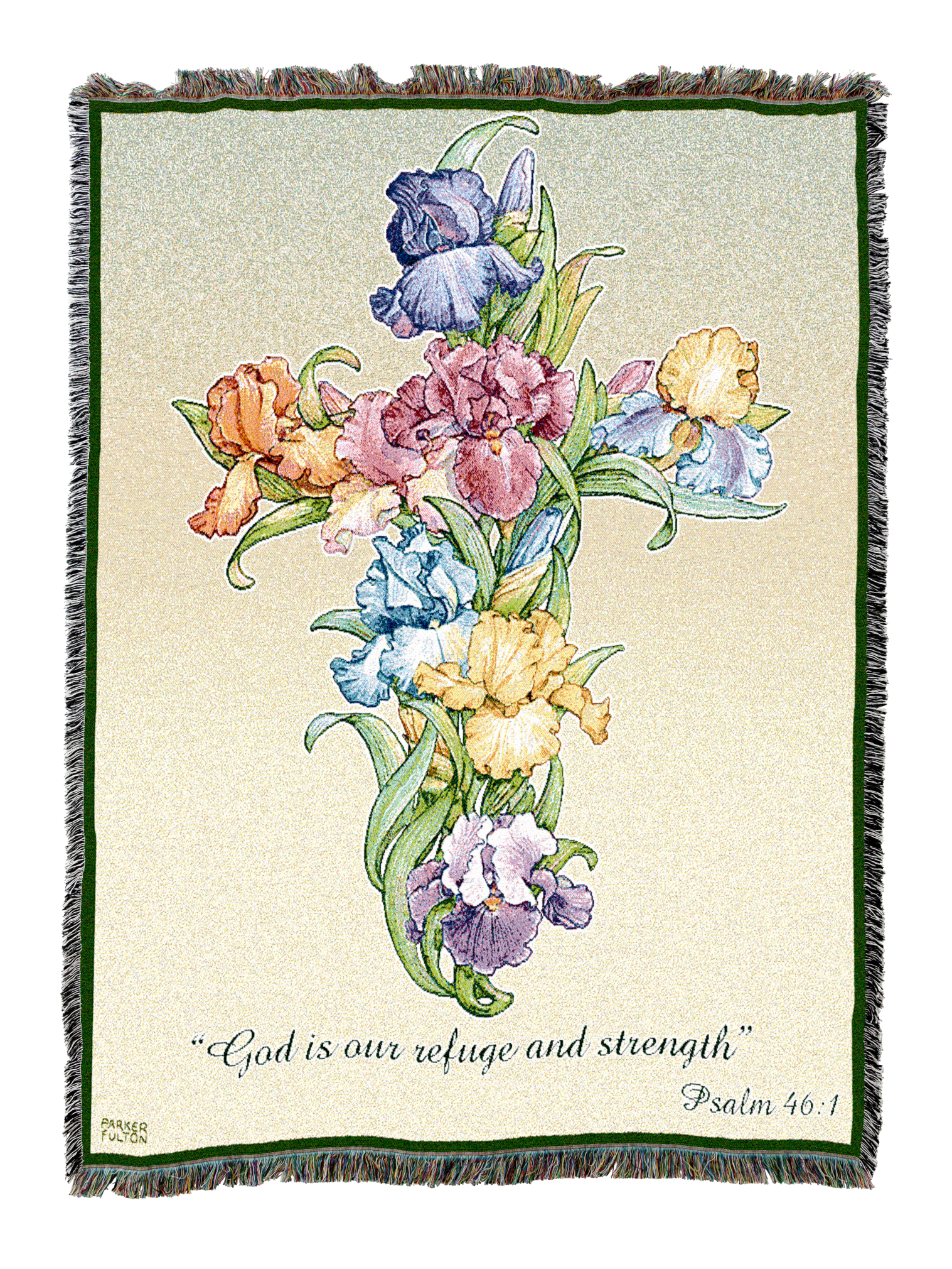 Iris Cross Blanket