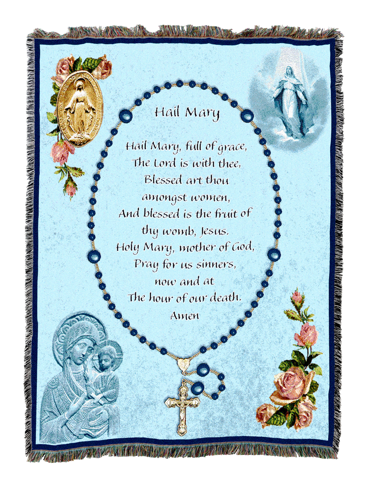 Memorial Rosary Blanket