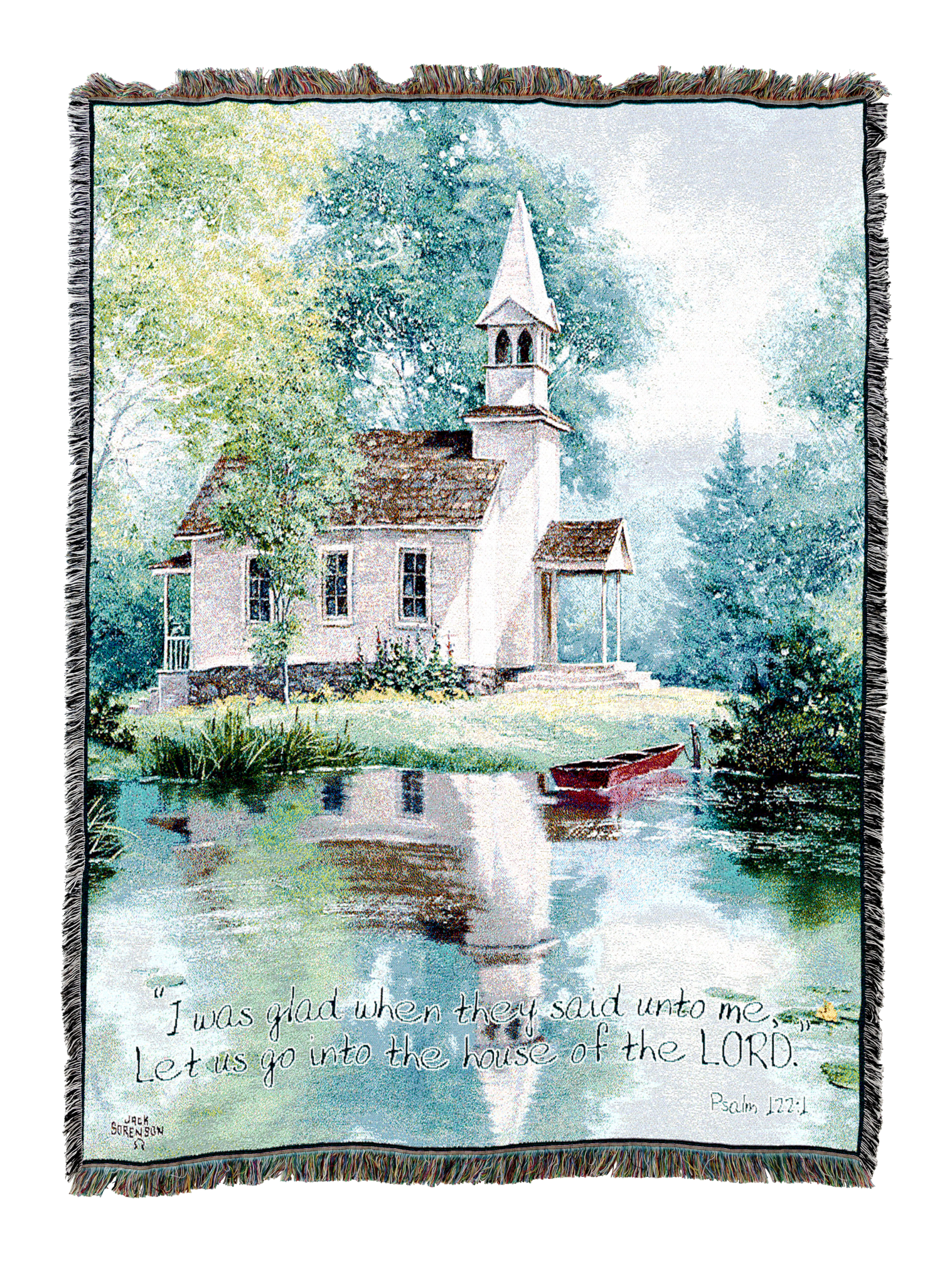 Lakeside Scripture Blanket