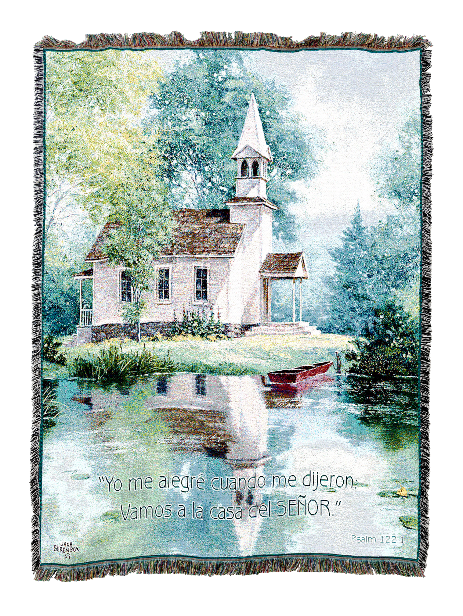 Lakeside Scripture Spanish Blanket