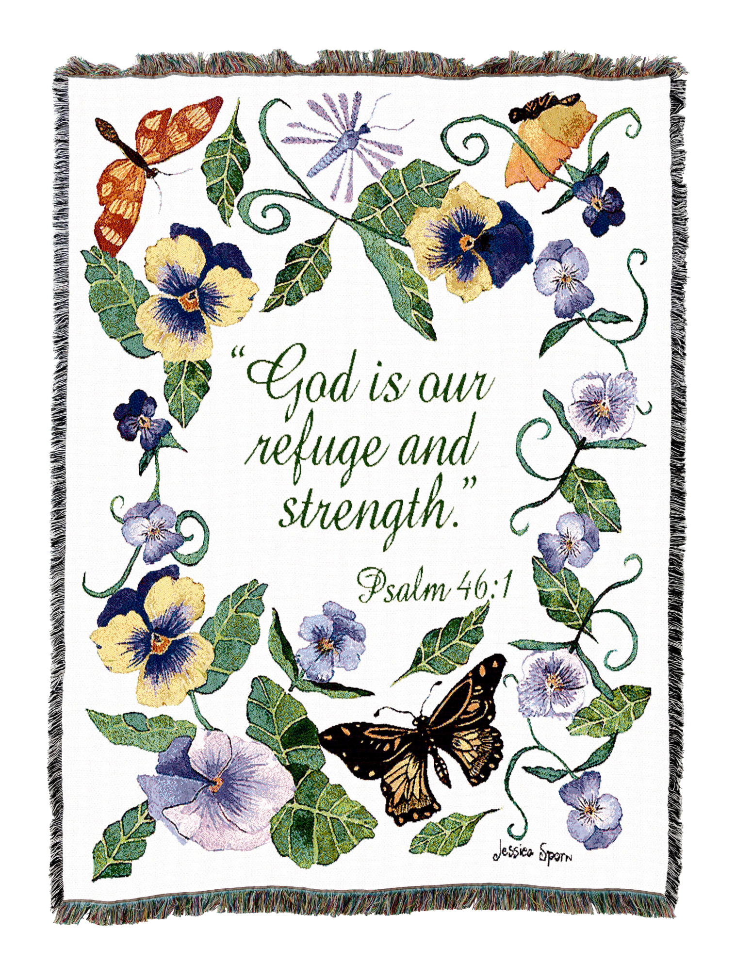 Butterflies Psalm Blanket