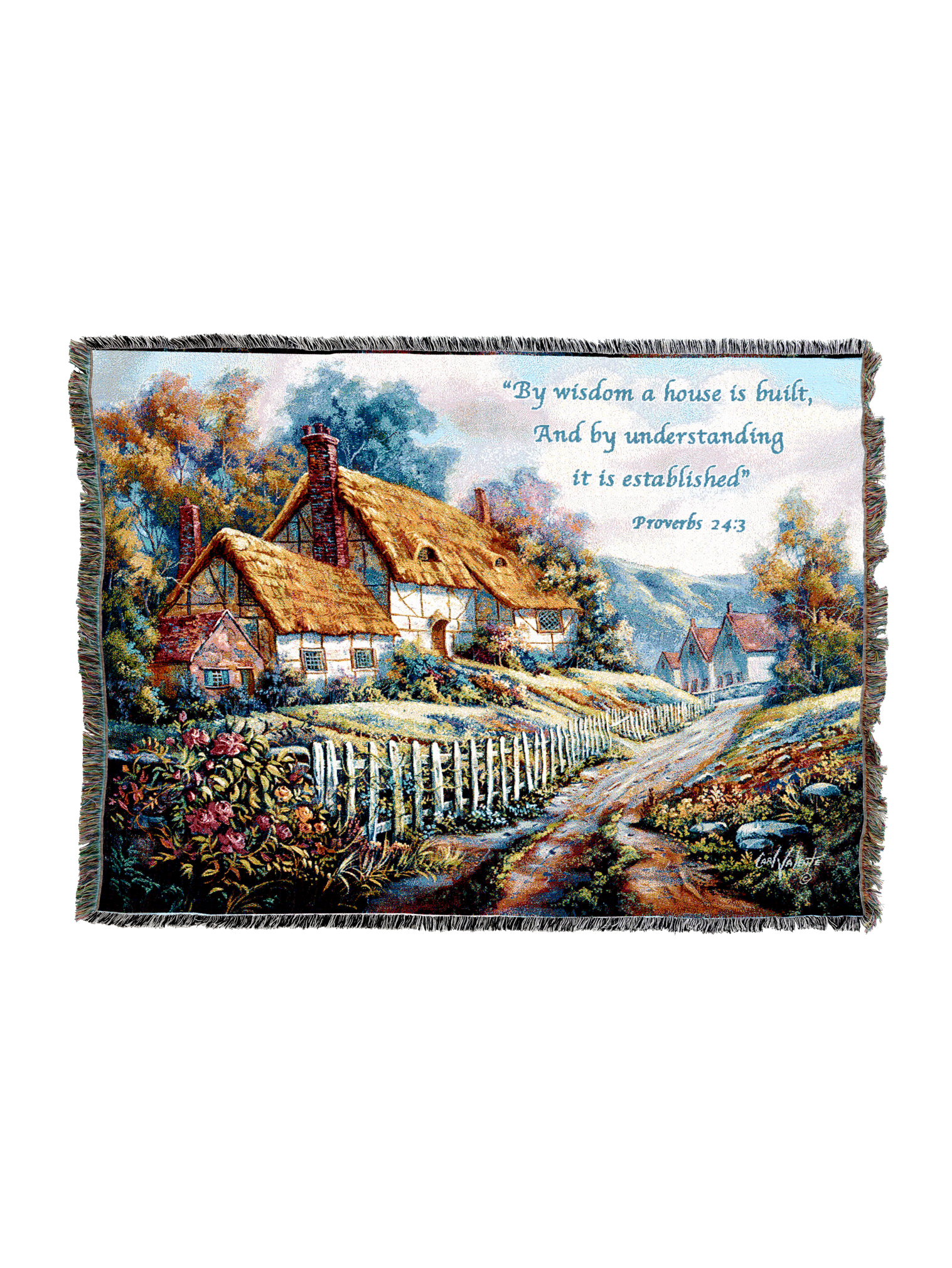 Clospie Village Garden Blanket