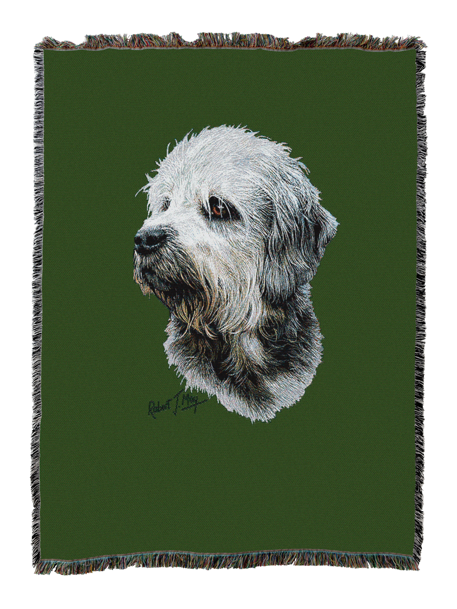 Dandie Dinmont Blanket Green