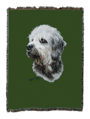 Dandie Dinmont Blanket Green