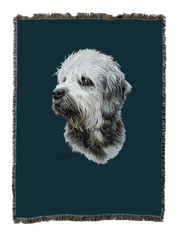 Dandie Dinmont Blanket Blue