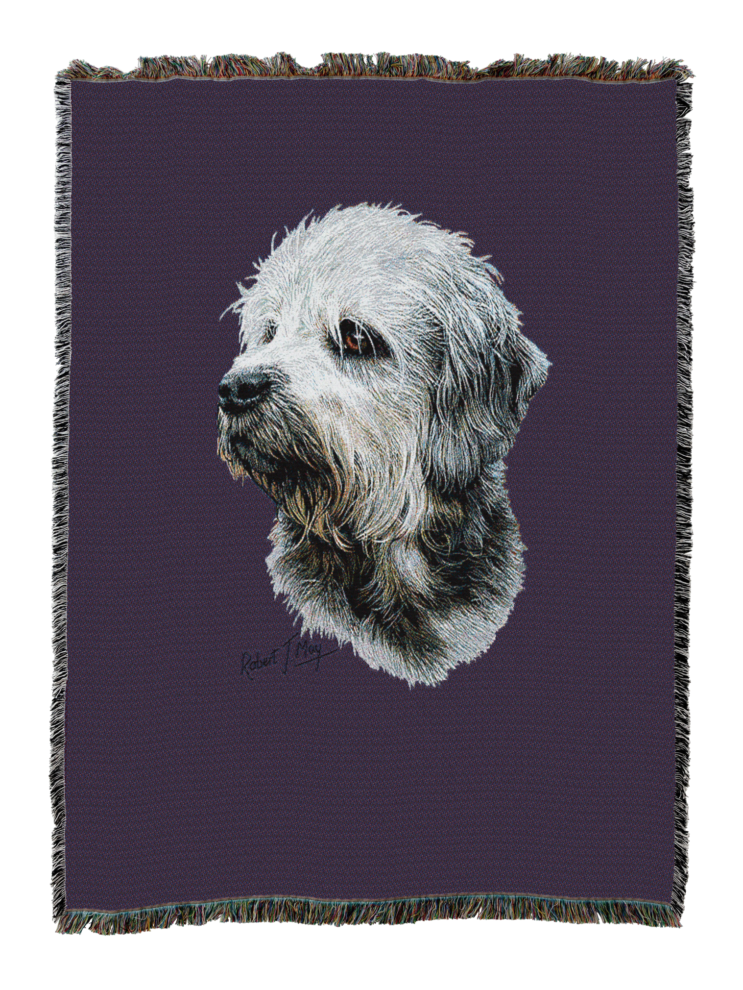Dandie Dinmont Blanket Purple