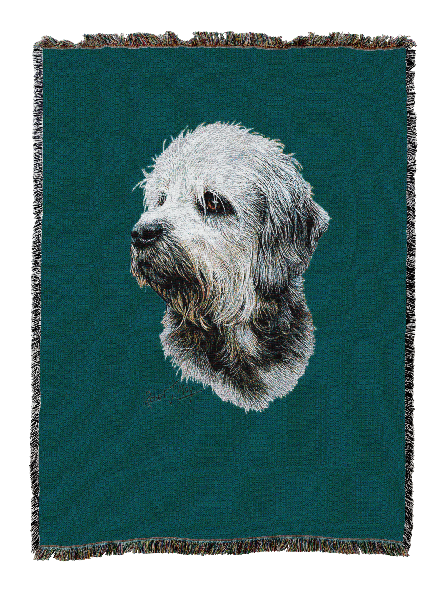 Dandie Dinmont Blanket Teal