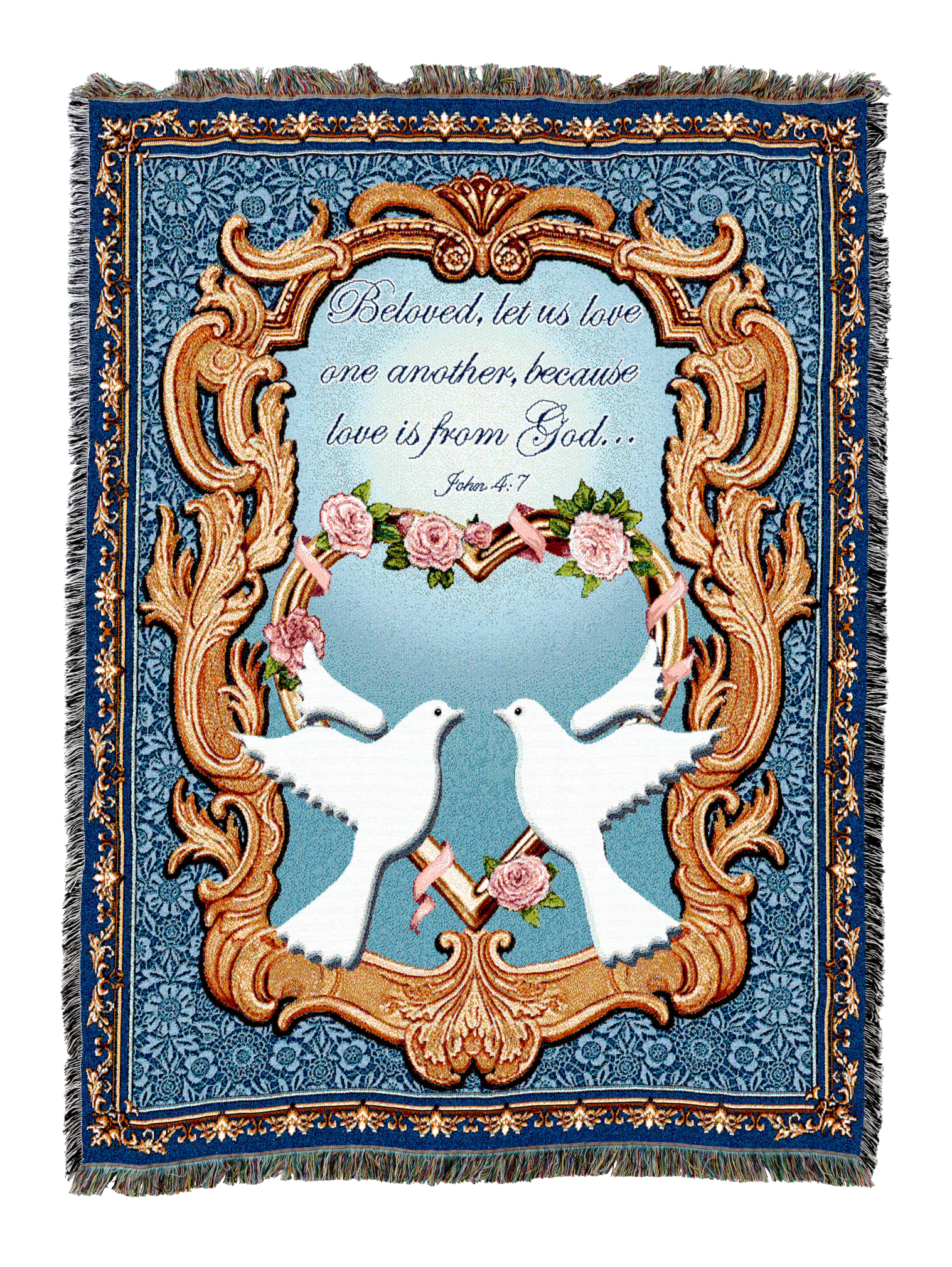 Wedding Doves Blanket