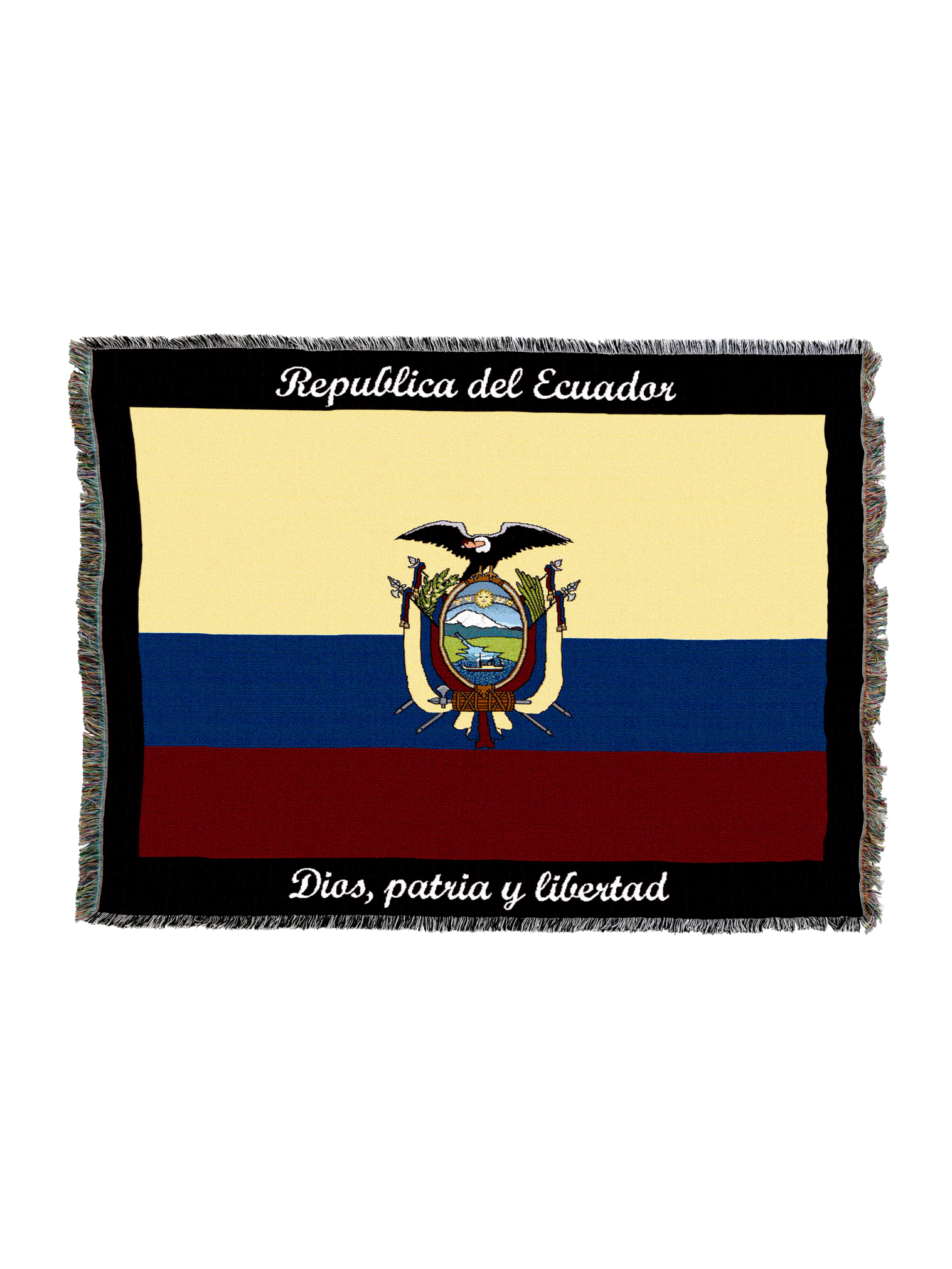Ecuador Flag Blanket