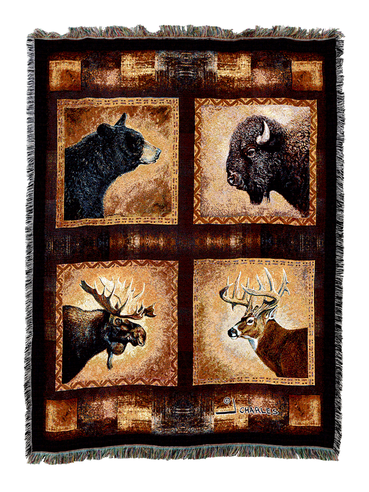 Big Game Heads Blanket