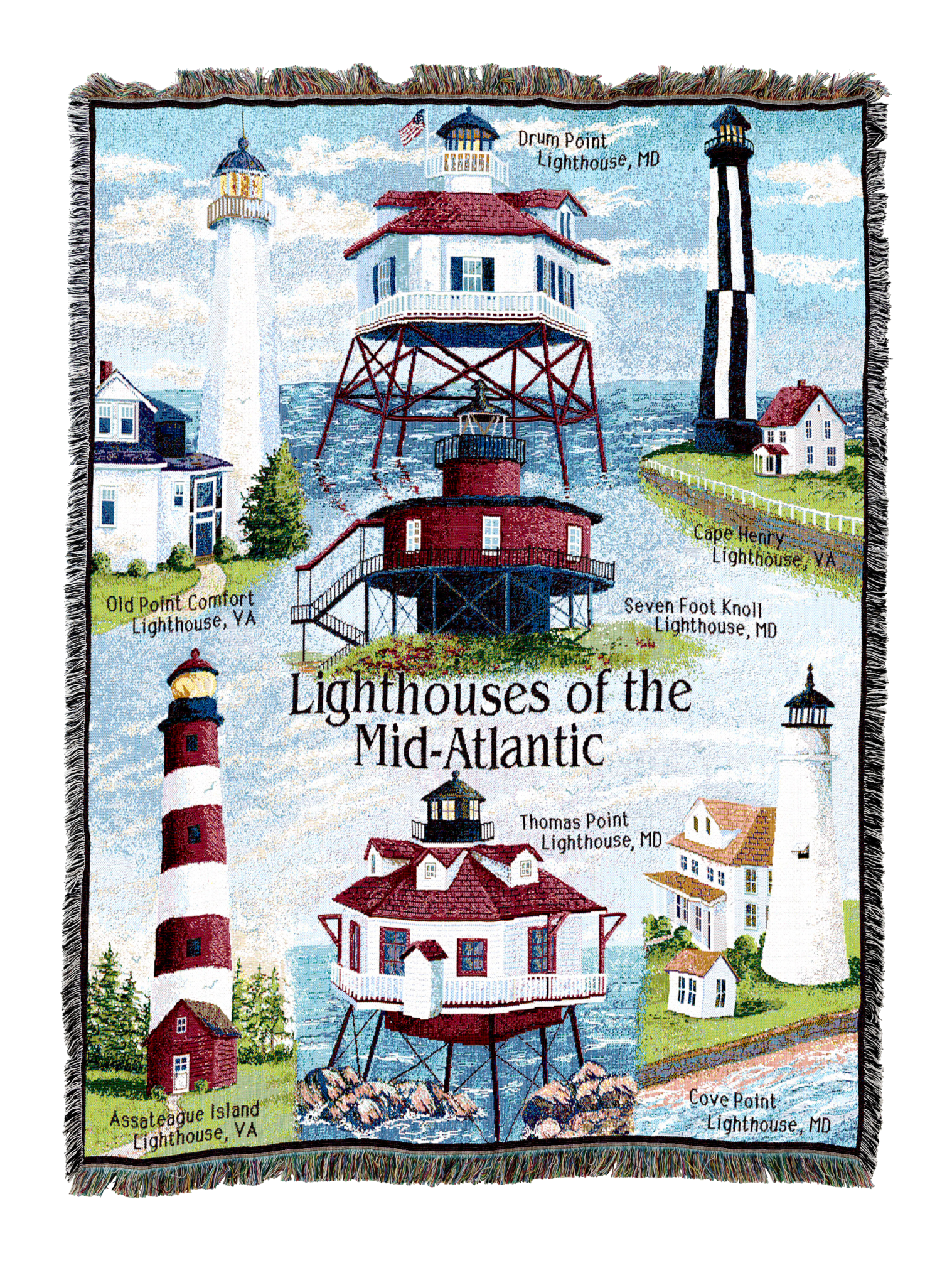 Lighthouses Of The Mid-Atlantic Blanket