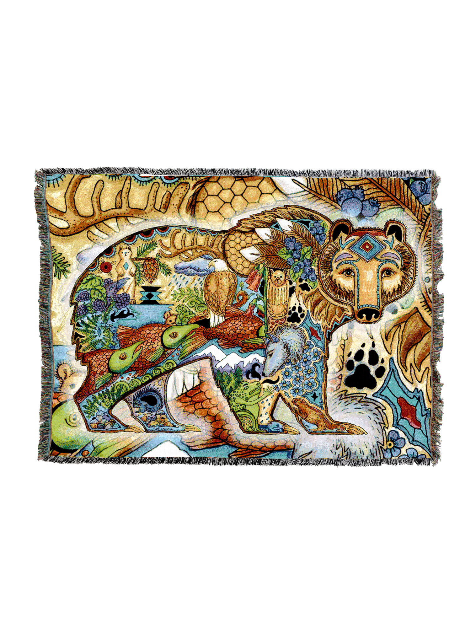 Grizzly Bear Pacific Northwest Blanket