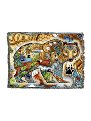 Grizzly Bear Pacific Northwest Blanket