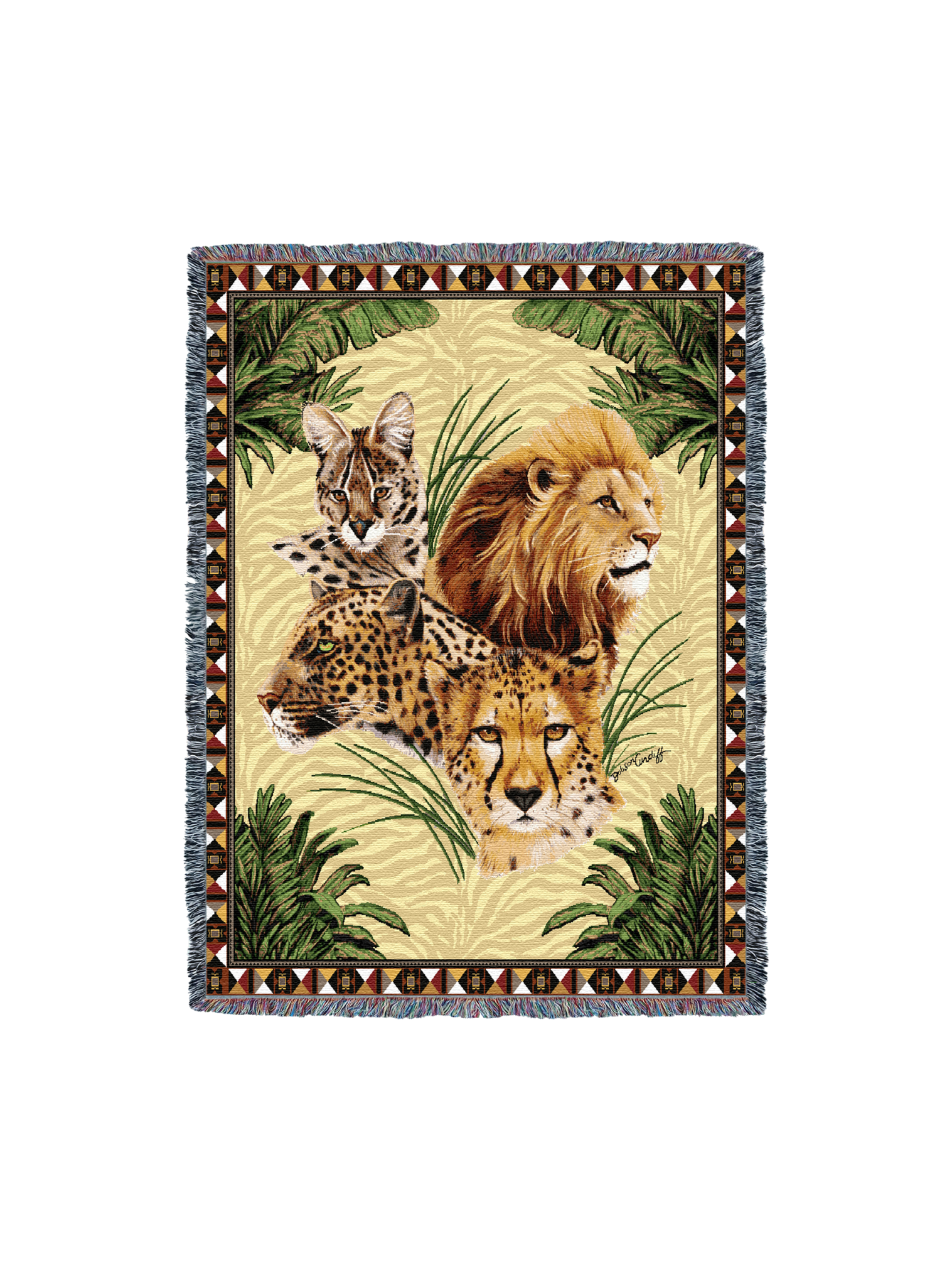 Big Cats Blanket
