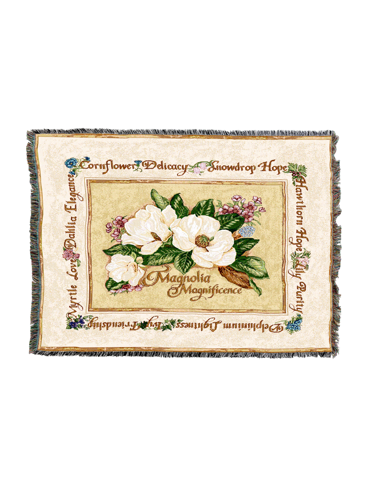 Magnolia Magnificence Blanket