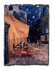 Cafe Terrace at Night Blanket XL
