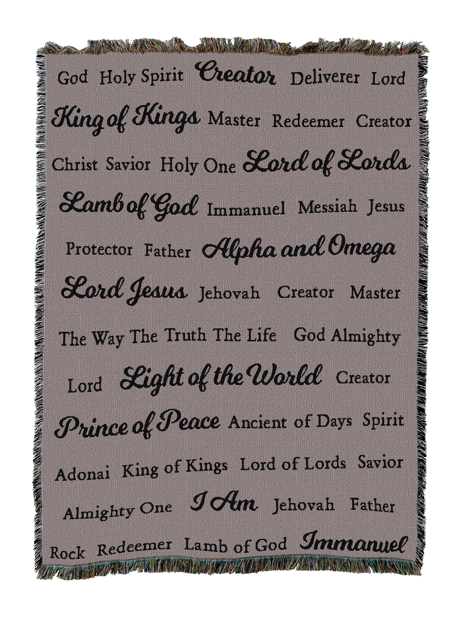 Names Of God Blanket