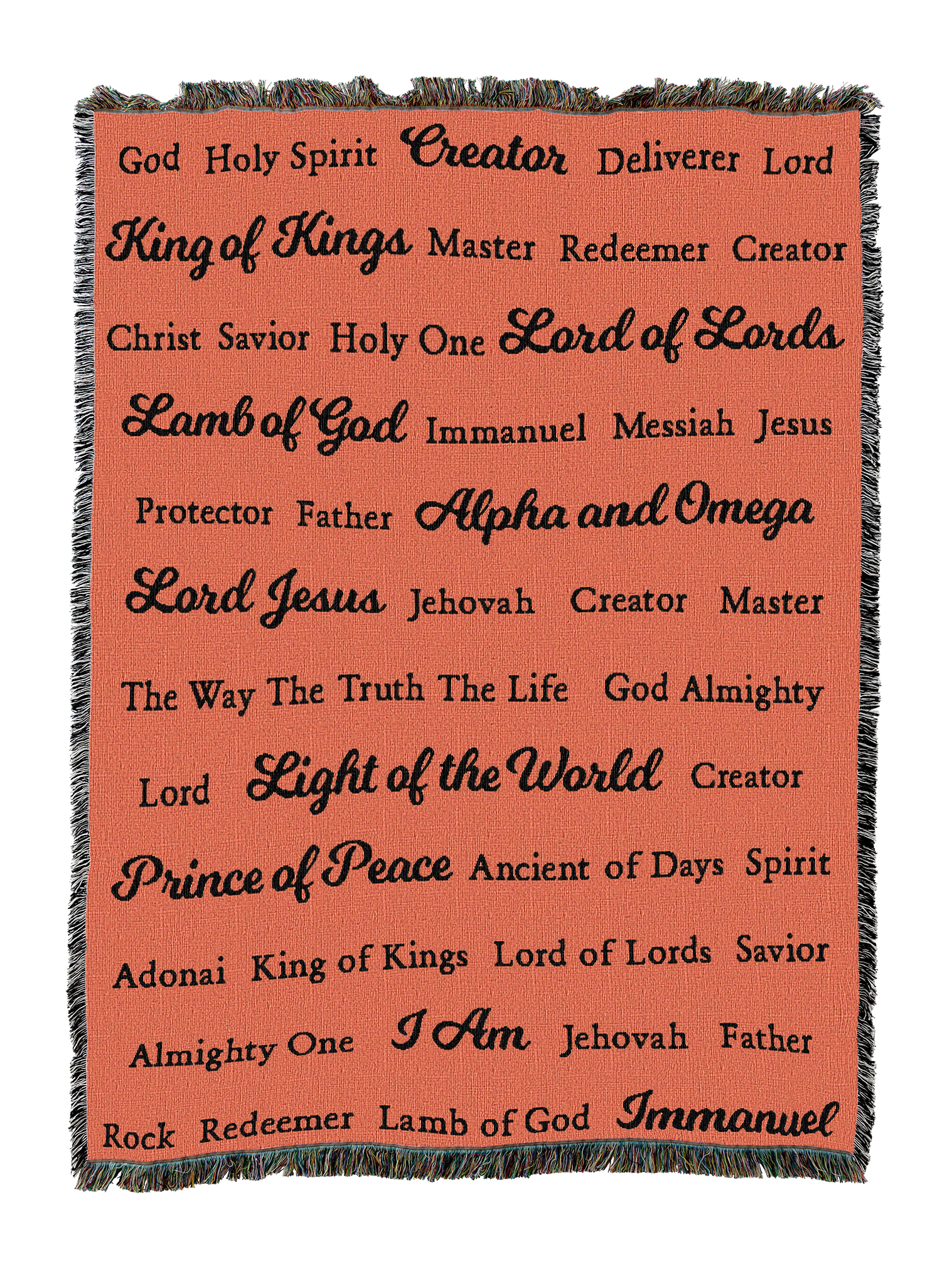 Names Of God Blanket