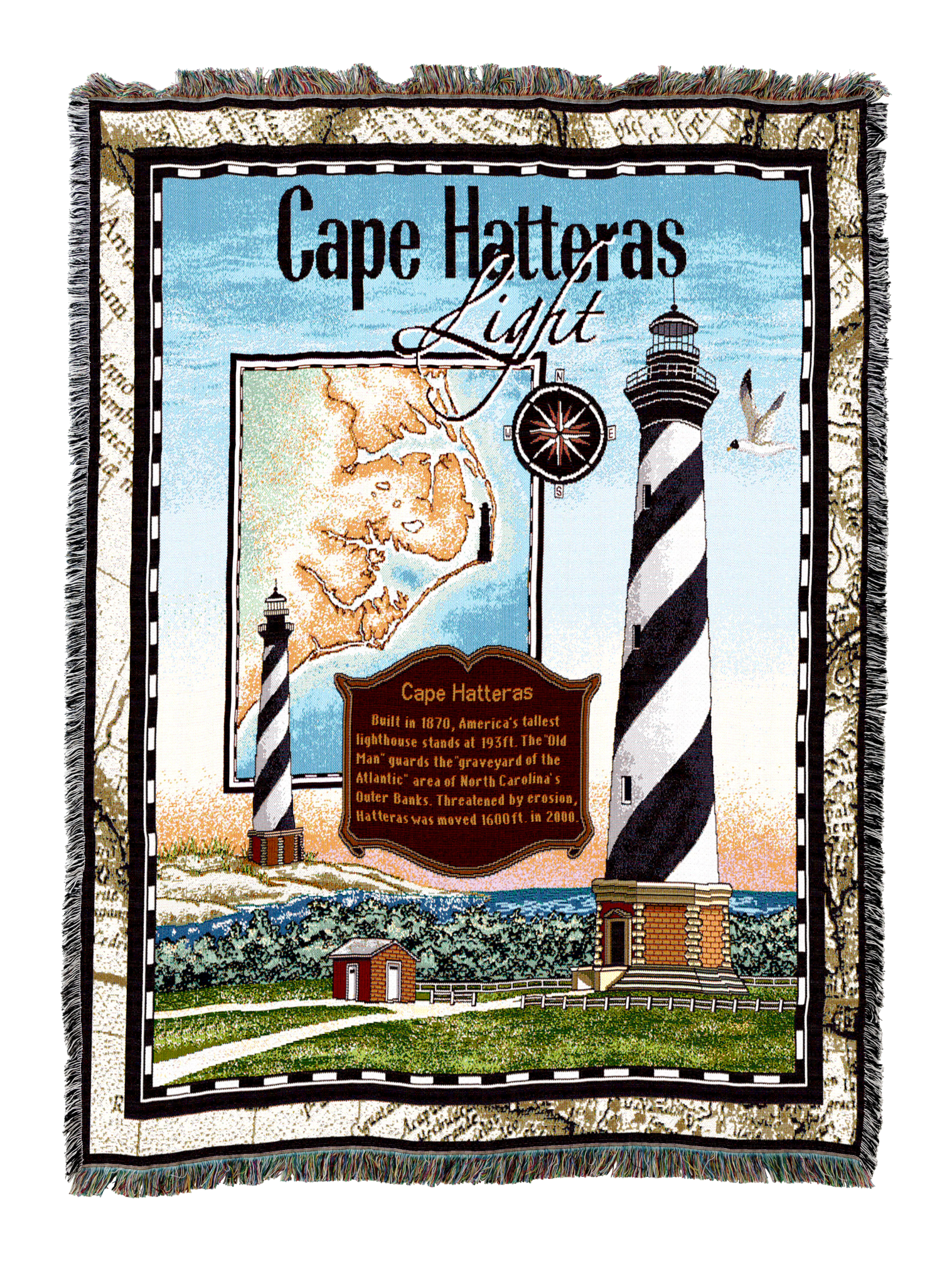 Cape Hatteras Lighthouse Blanket