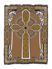 Celtic Knots Blanket Brown