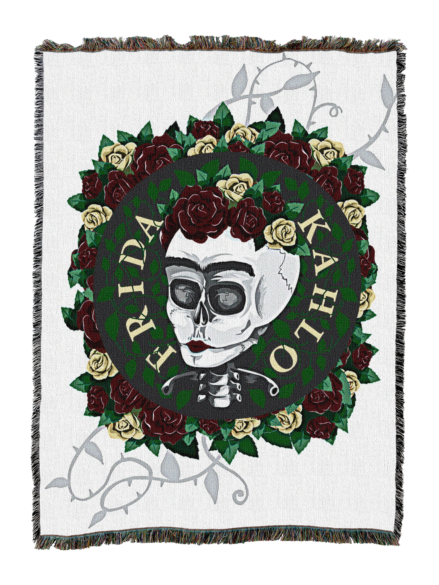 Frida Skull Blanket