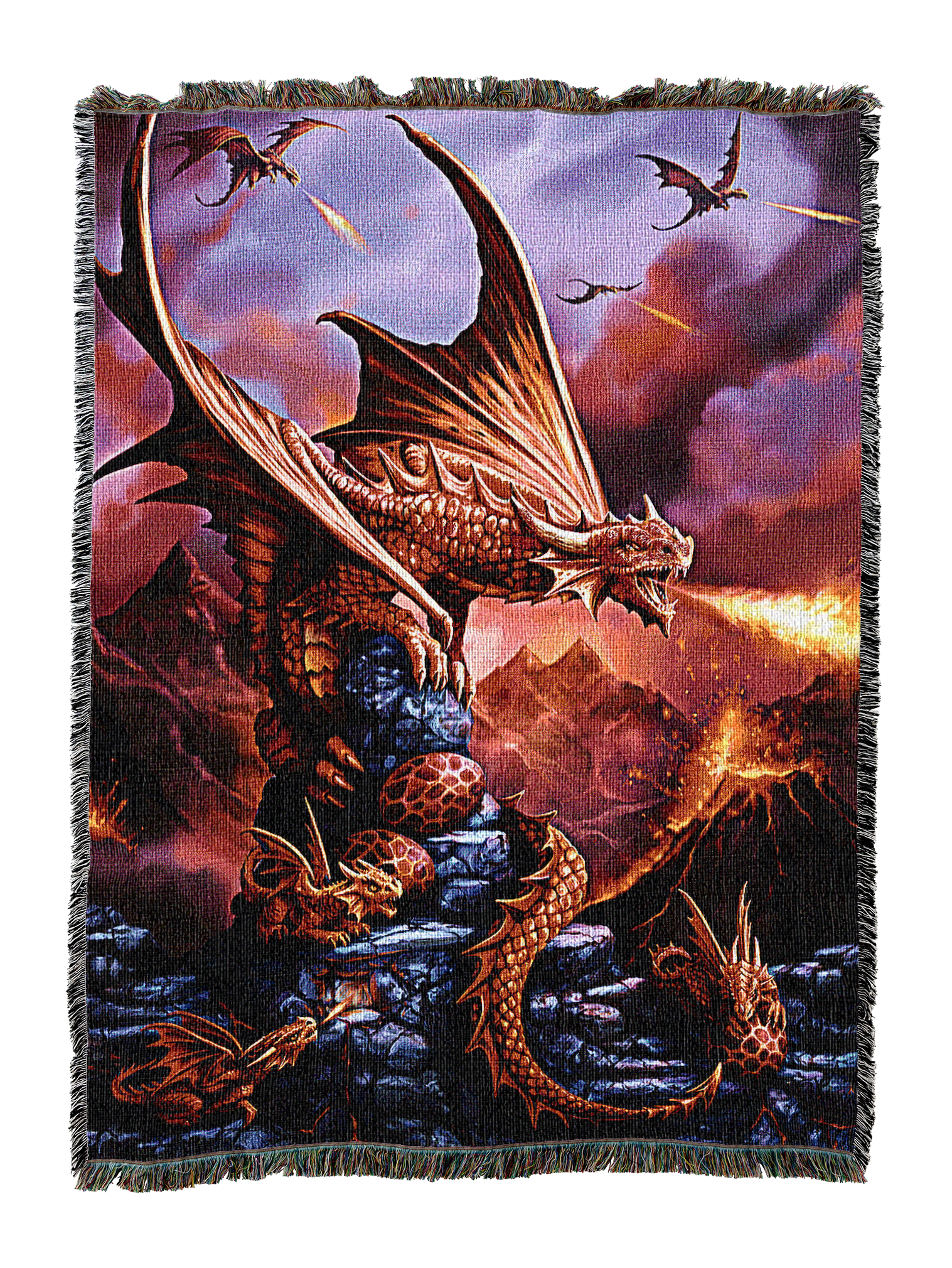 Fire Dragon Blanket